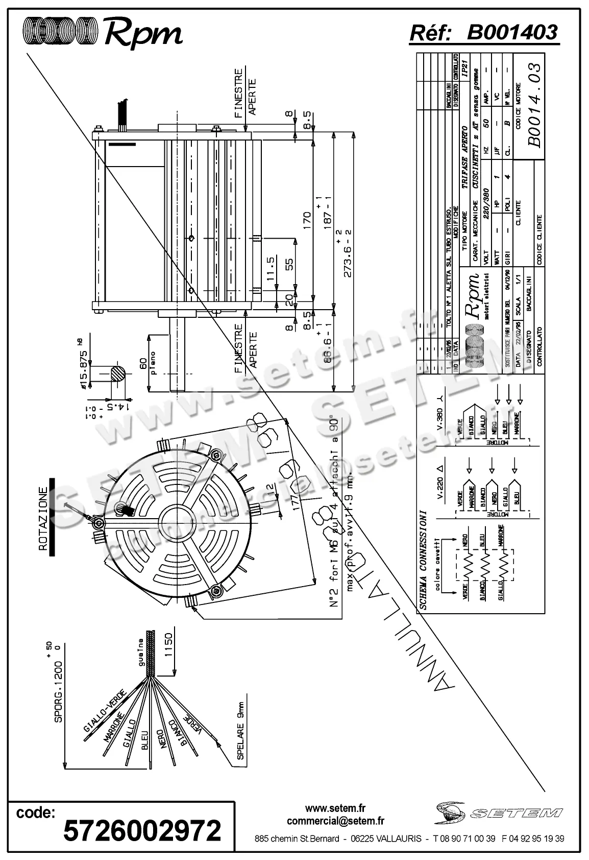 5726002972-MOTEUR RPM B001403
