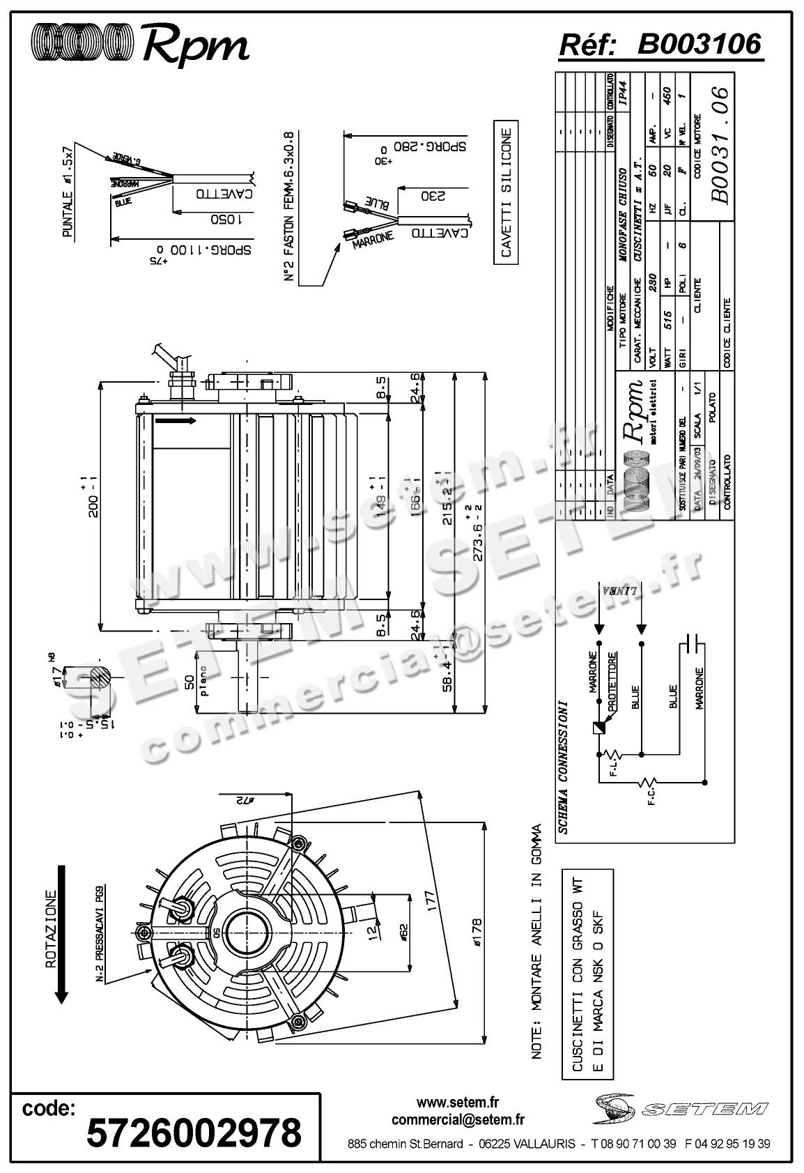 5726002978-MOTEUR RPM B003106