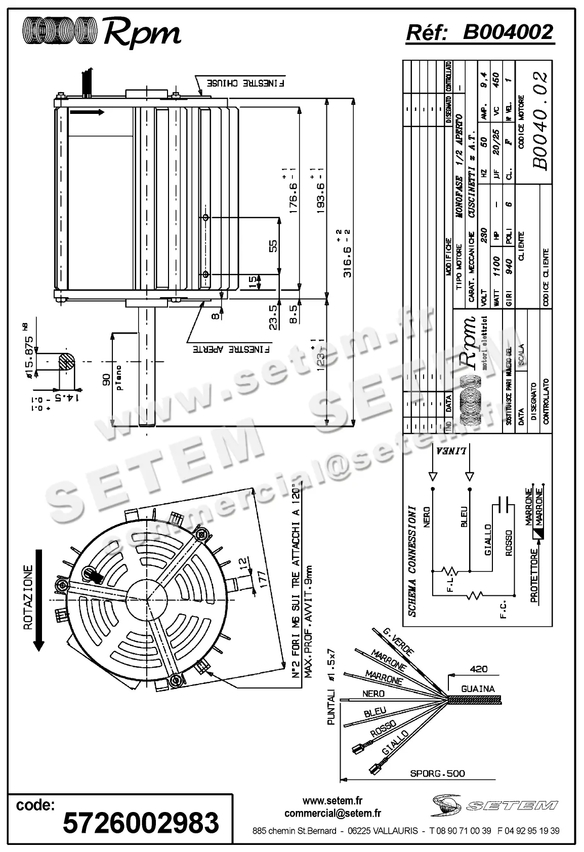 5726002983-MOTEUR RPM B004002