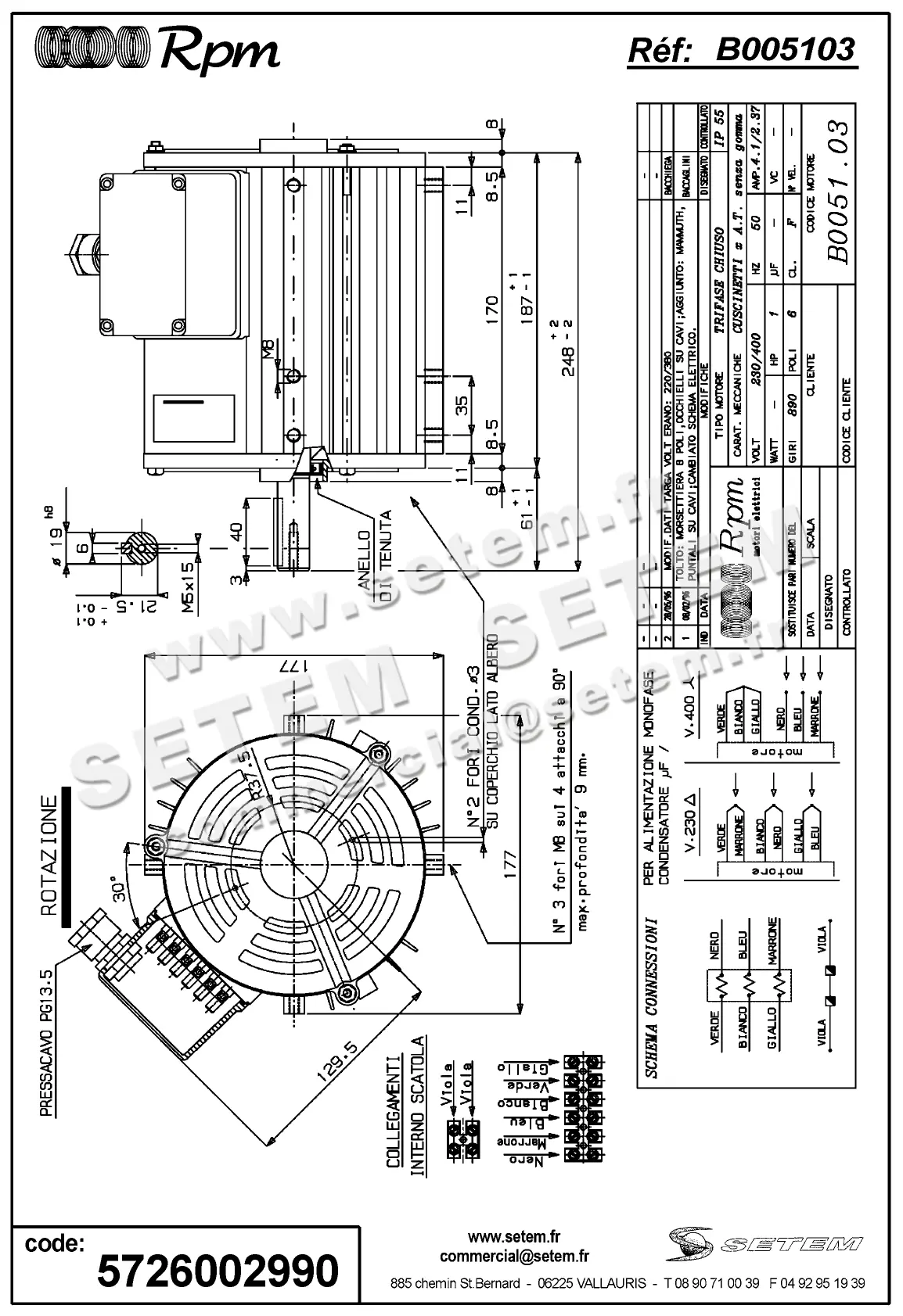 5726002990-MOTEUR RPM B005103
