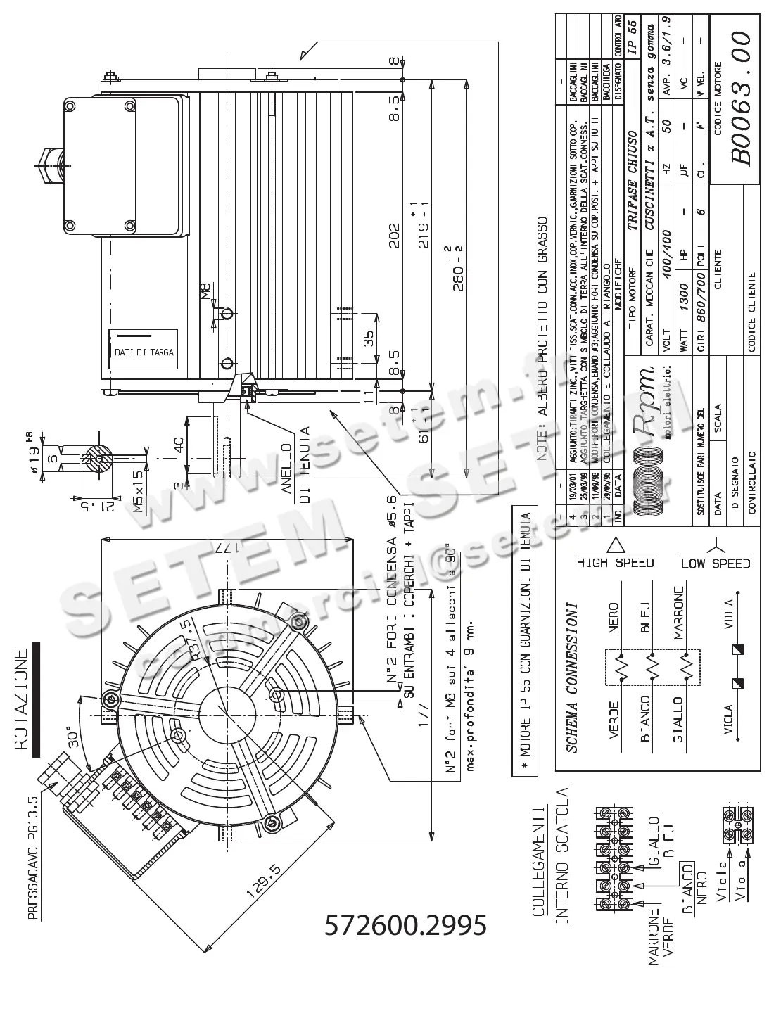 5726002995-MOTEUR RPM B006300