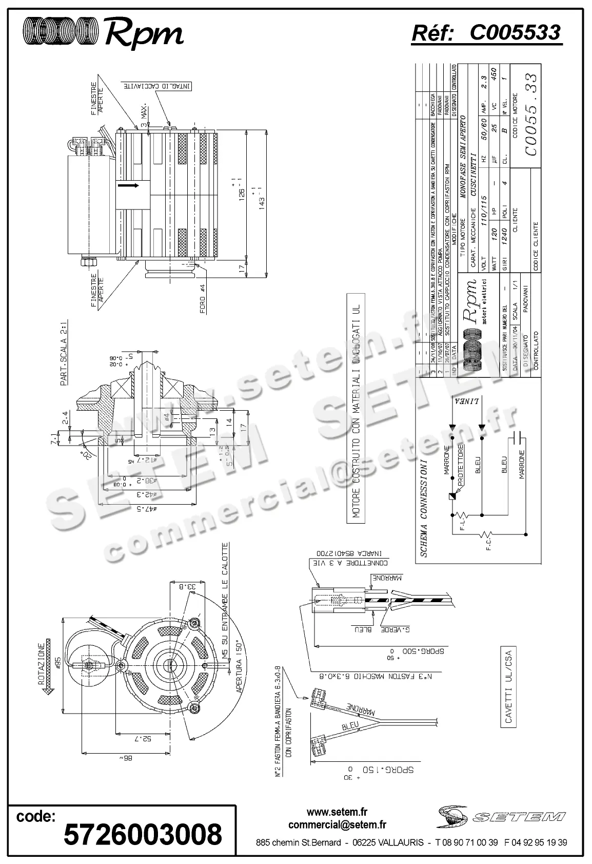 5726003008-MOTEUR RPM C005533