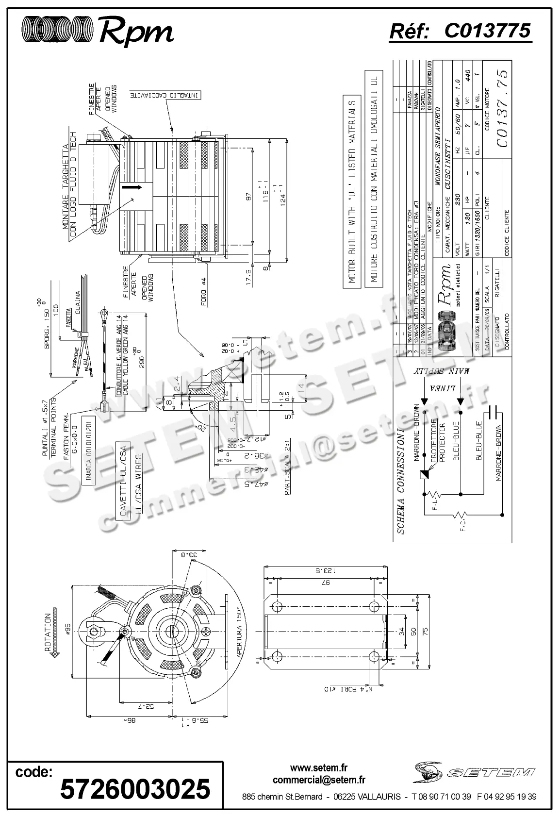 5726003025-MOTEUR RPM C013775 3