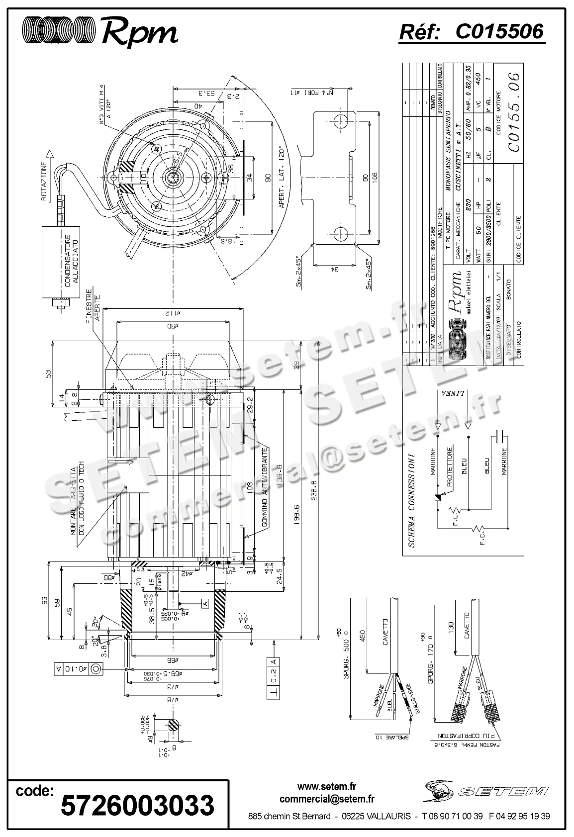 5726003033-MOTEUR RPM C015506