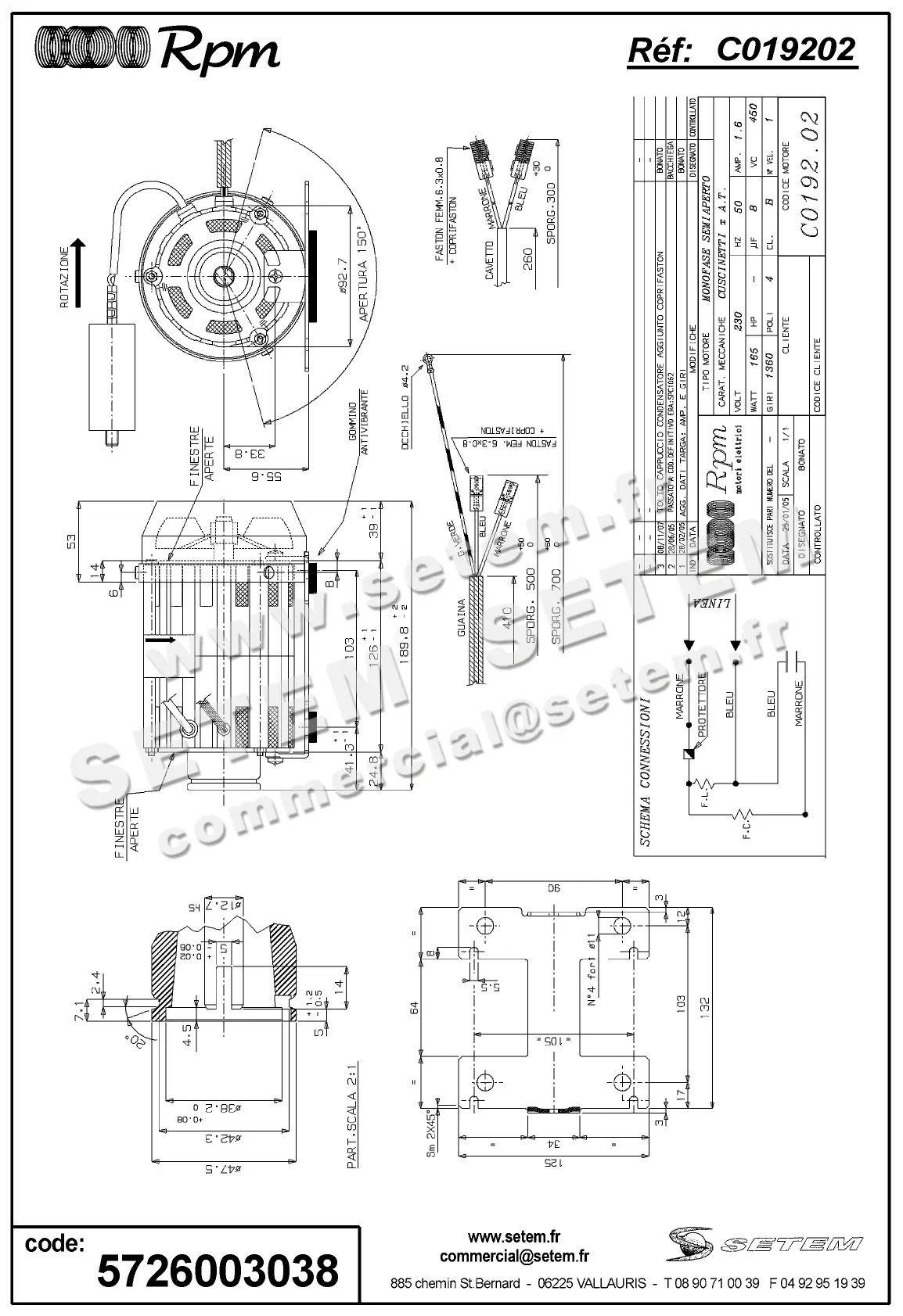 5726003038-MOTEUR RPM C019202