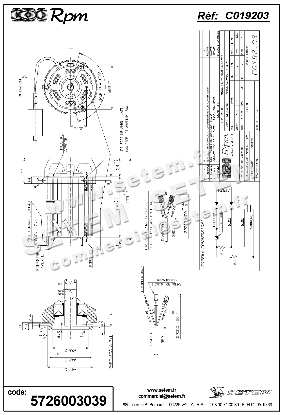 5726003039-MOTEUR RPM C019203