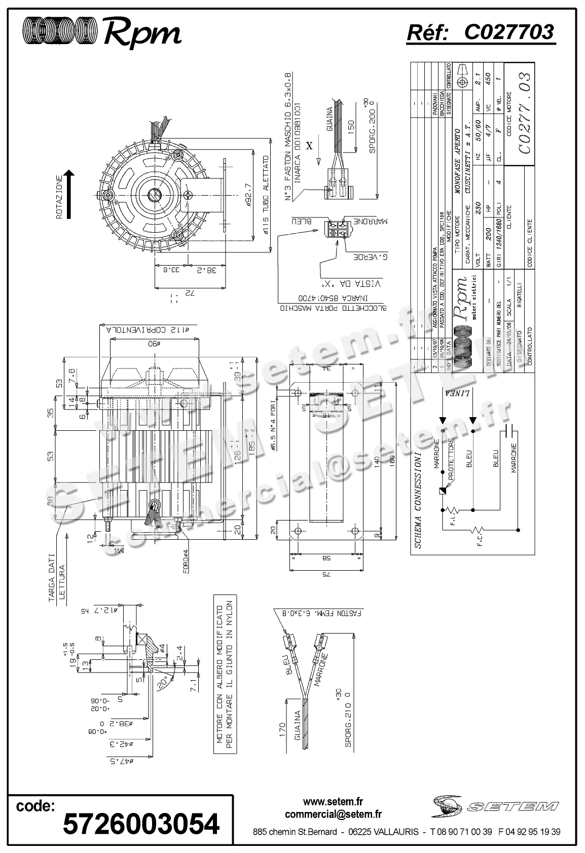 5726003054-MOTEUR RPM C027703