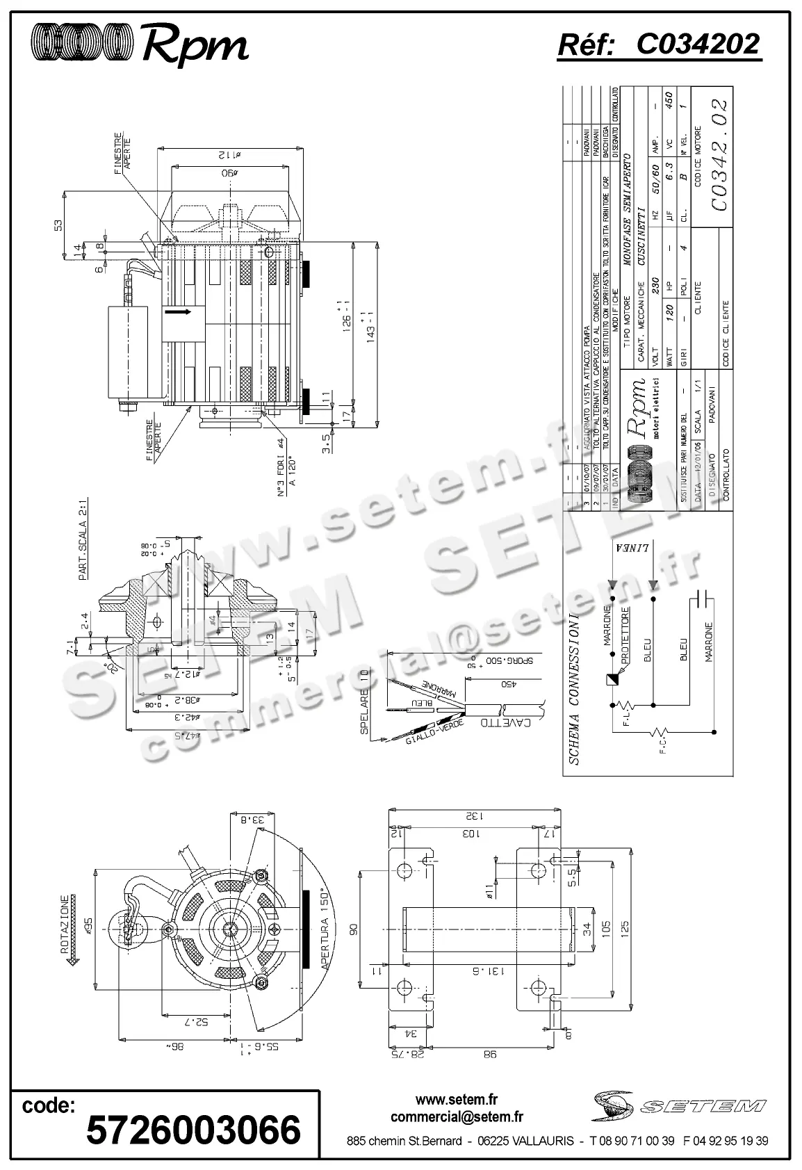 5726003066-MOTEUR RPM C034202