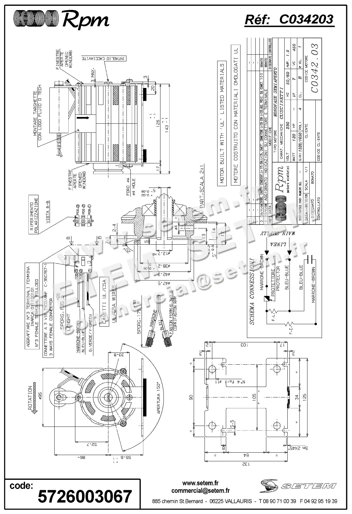 5726003067-MOTEUR RPM C034203