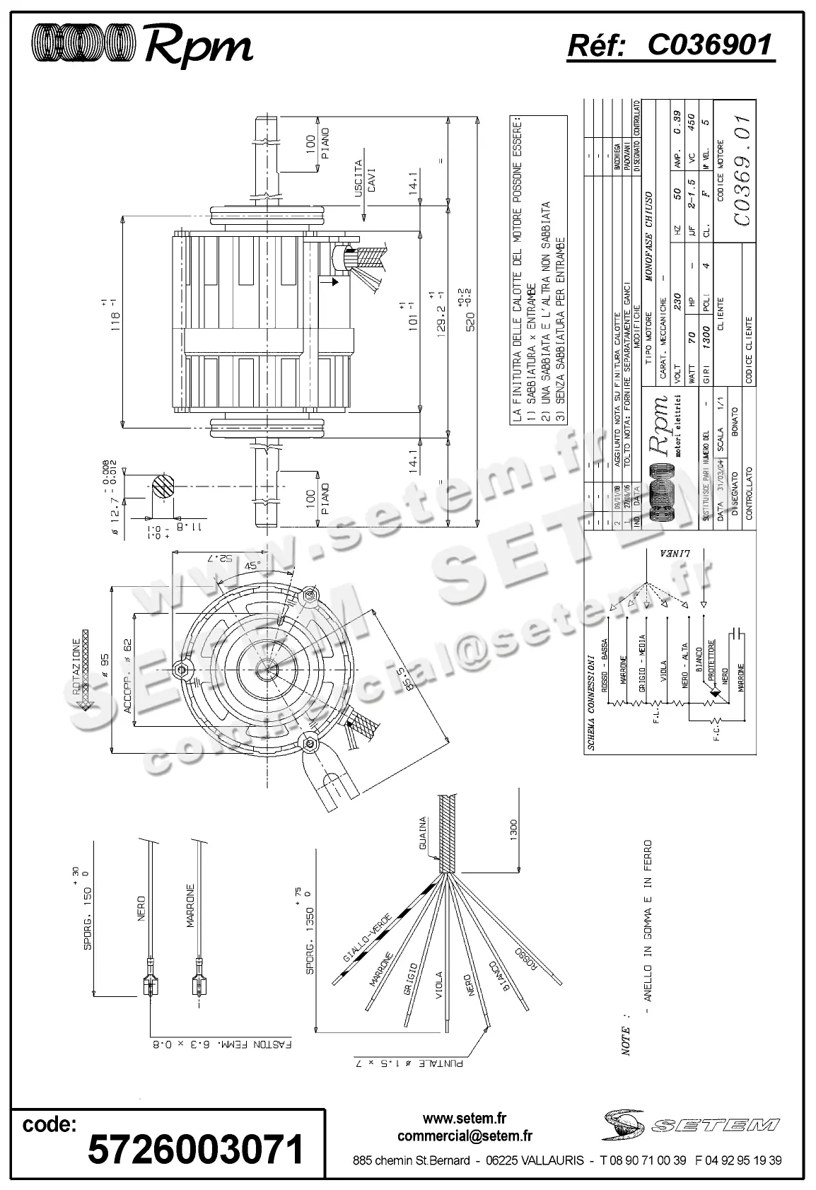 5726003071-MOTEUR RPM C036901