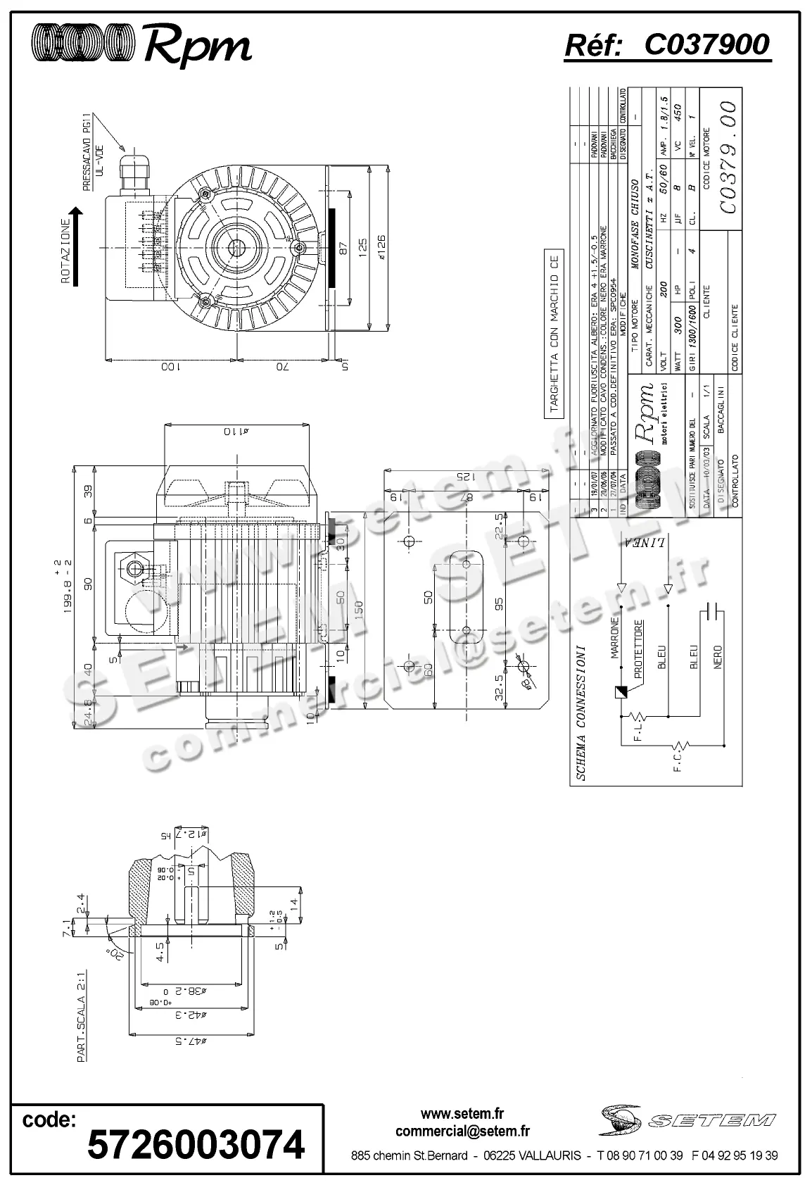 5726003074-MOTEUR RPM C037900