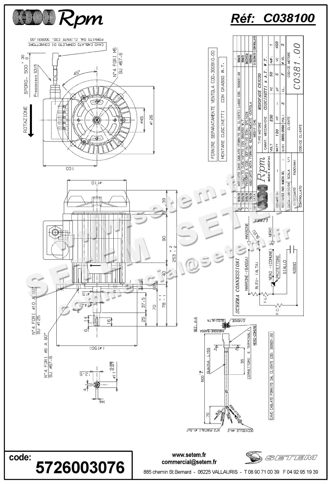 5726003076-MOTEUR RPM C038100