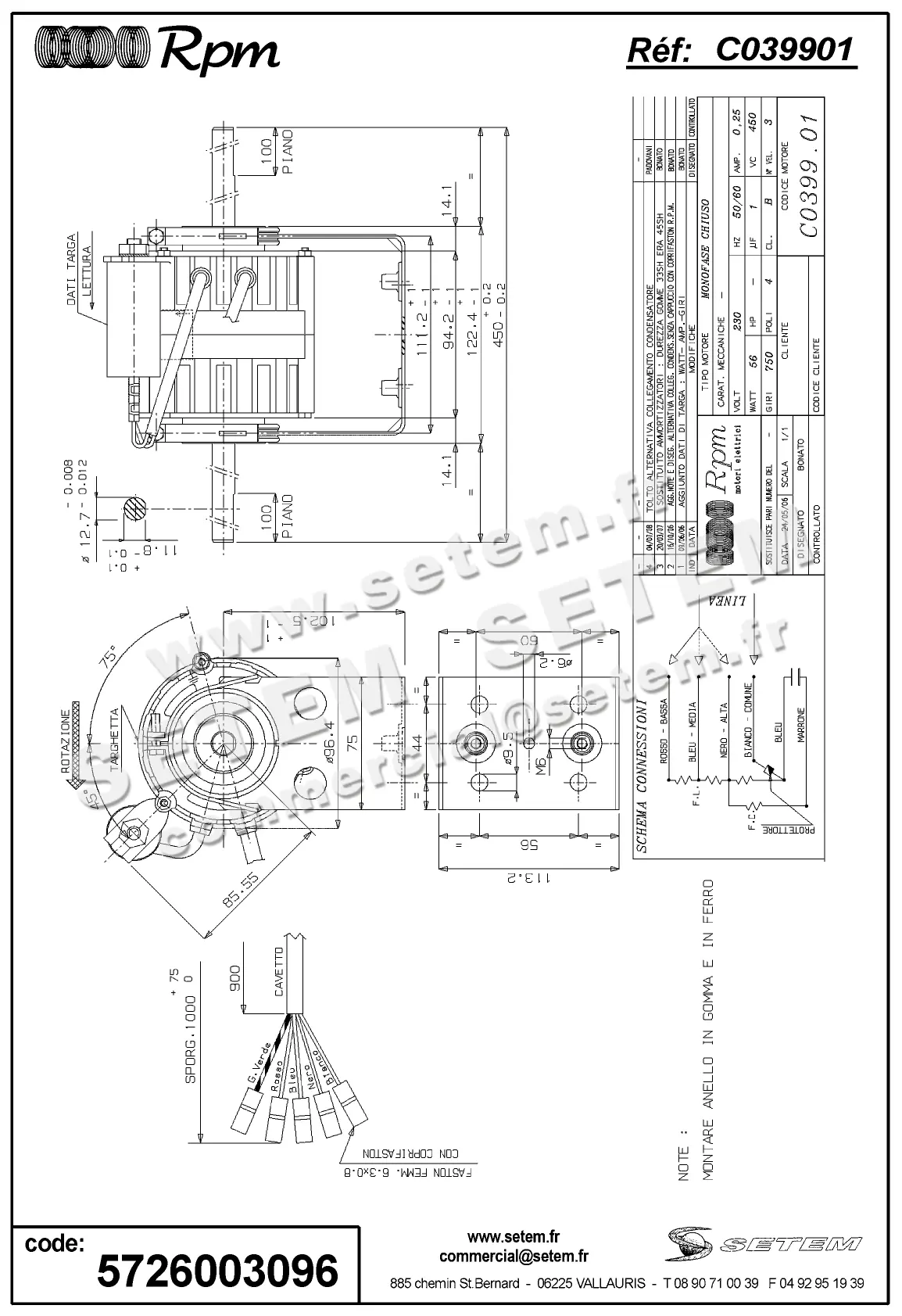 5726003096-MOTEUR RPM C039901