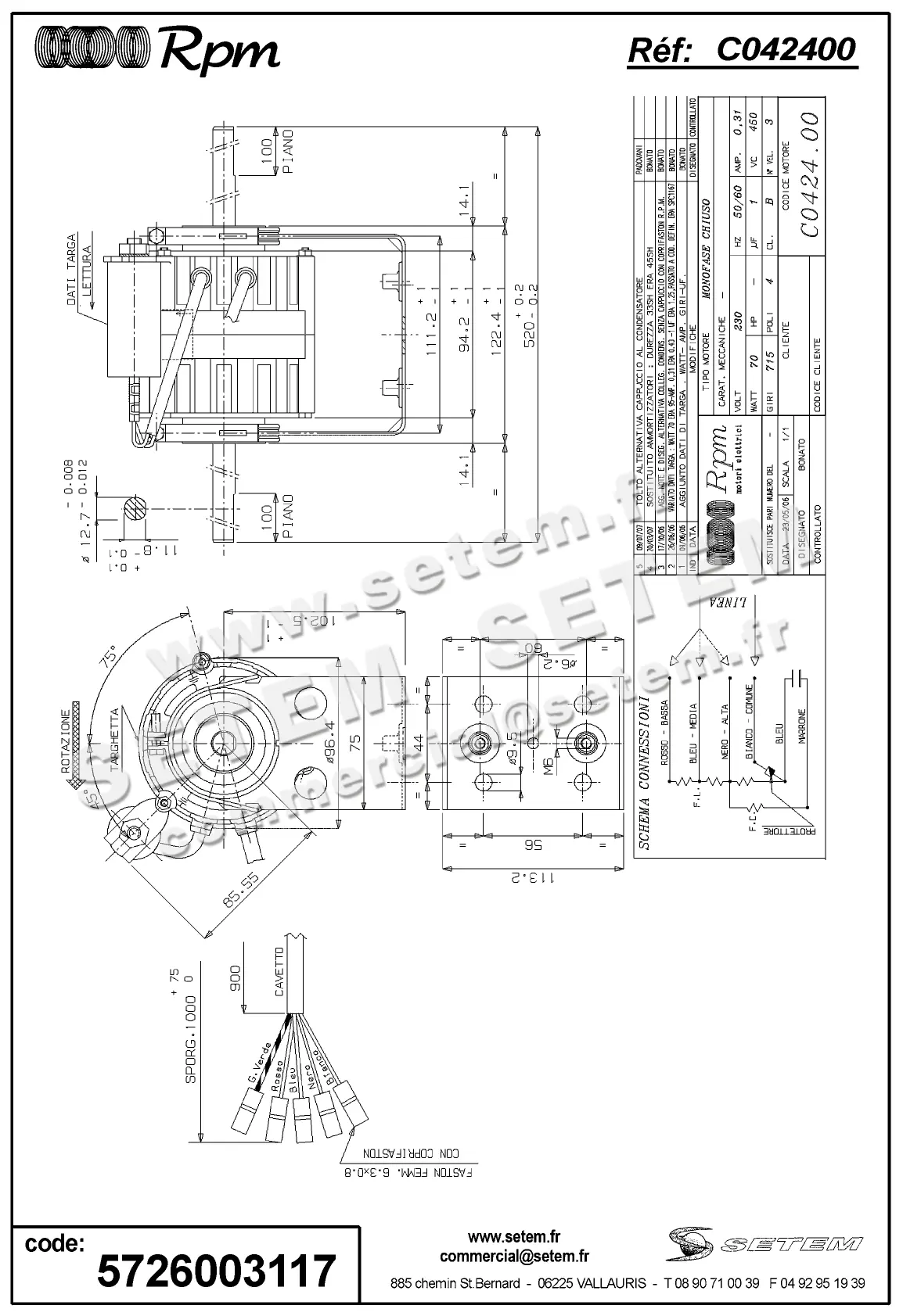 5726003117-MOTEUR RPM C042400