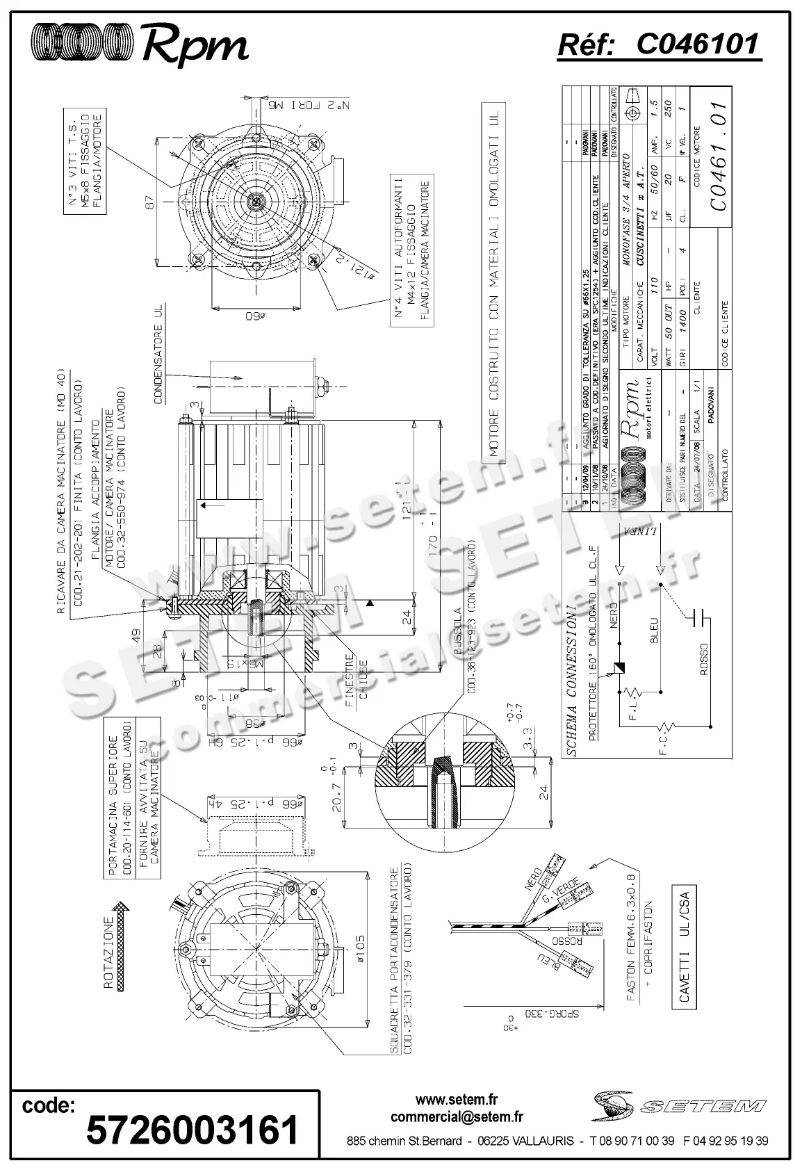 5726003161-MOTEUR RPM C046101