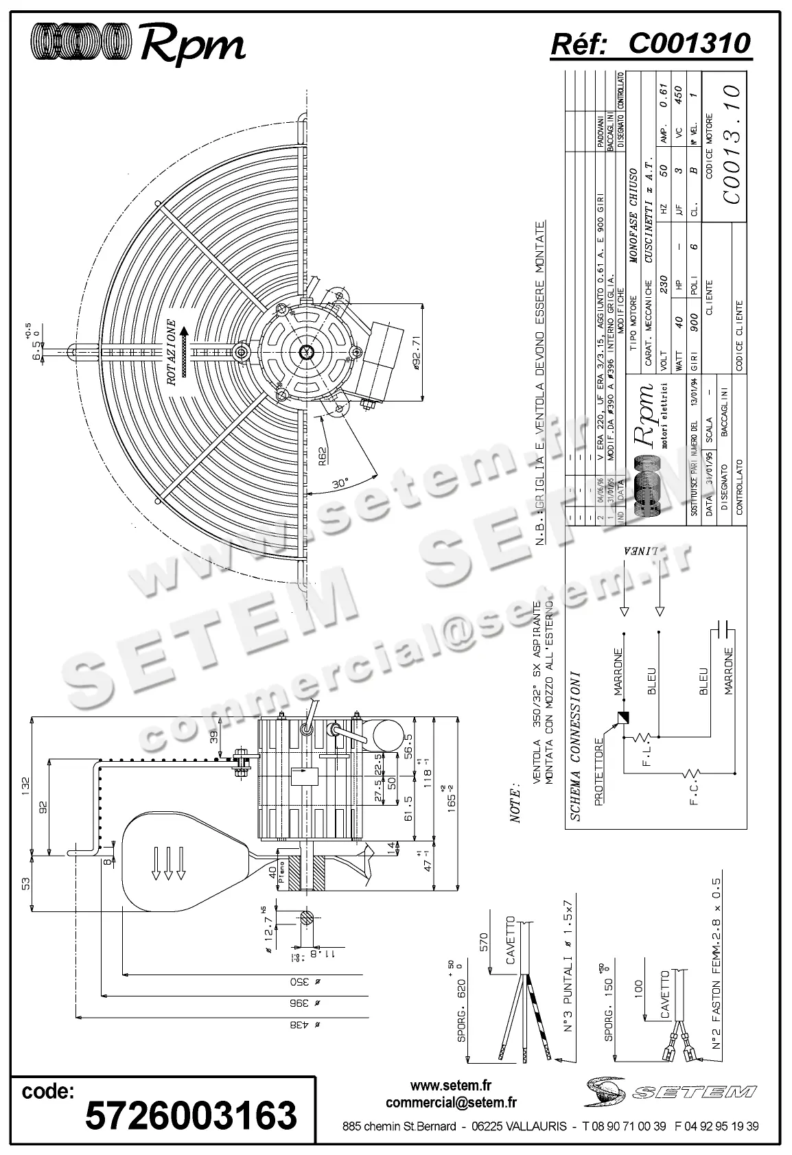 5726003163-MOTEUR RPM C001310