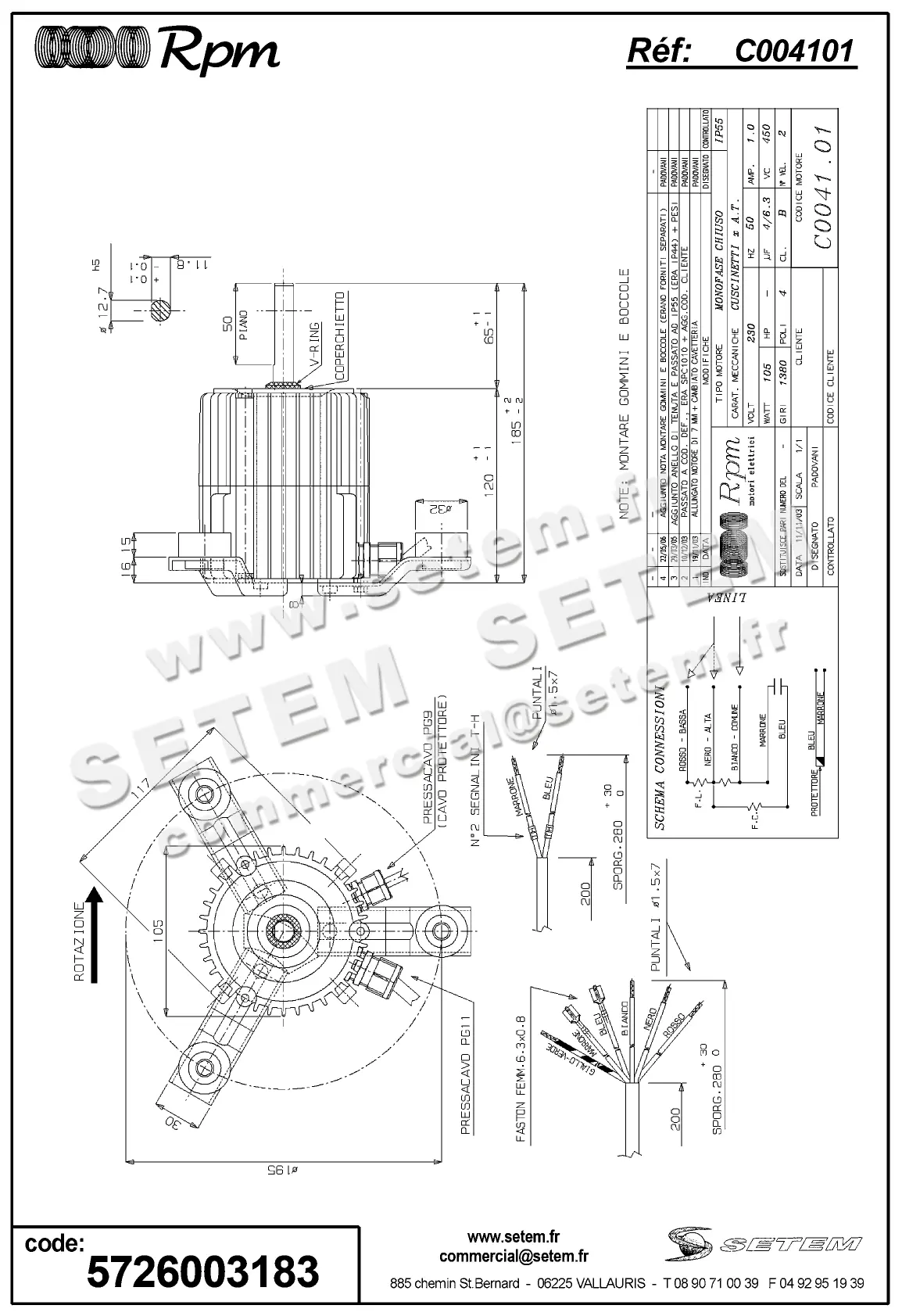 5726003183-MOTEUR RPM C004101