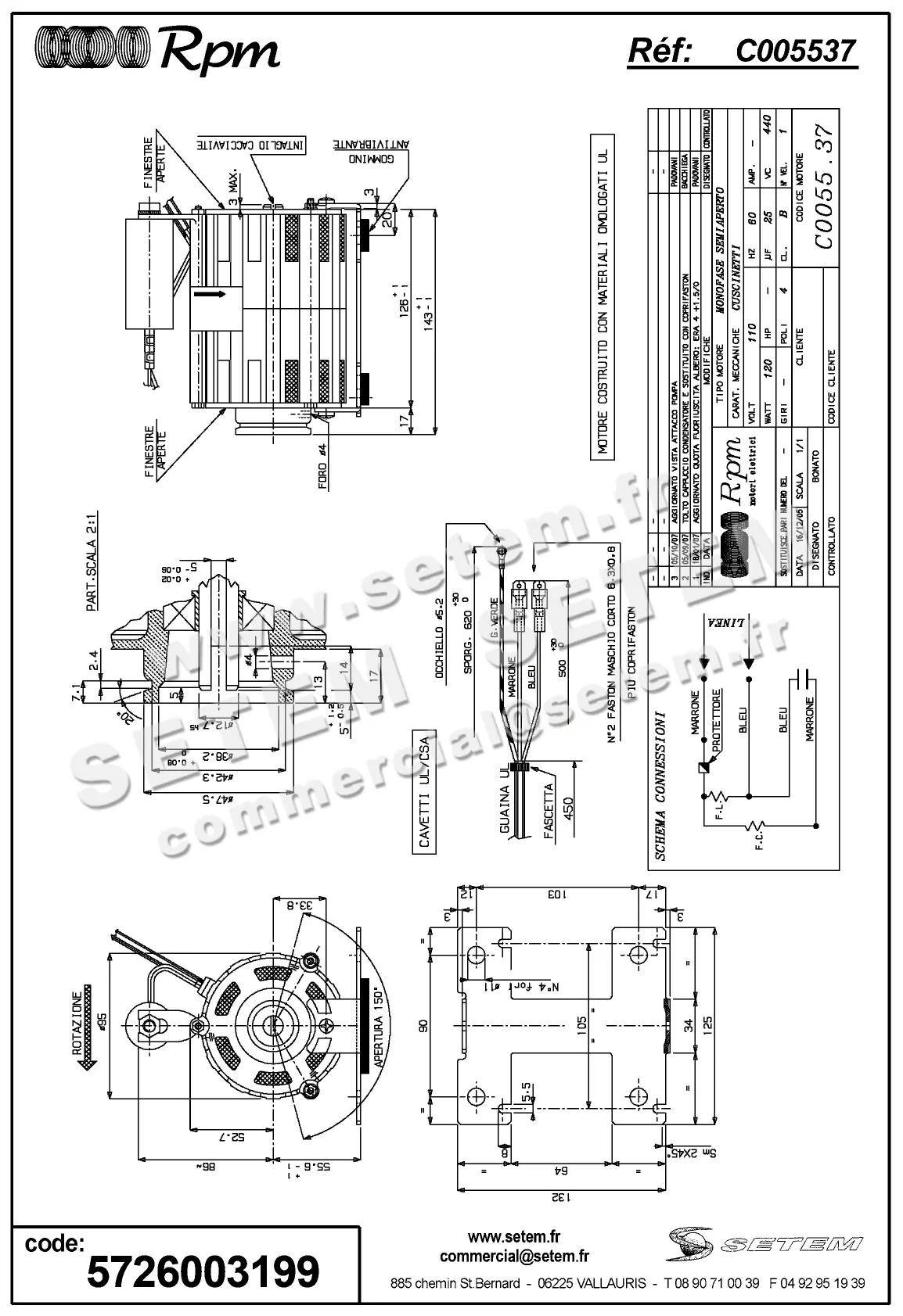 5726003199-MOTEUR RPM C005537