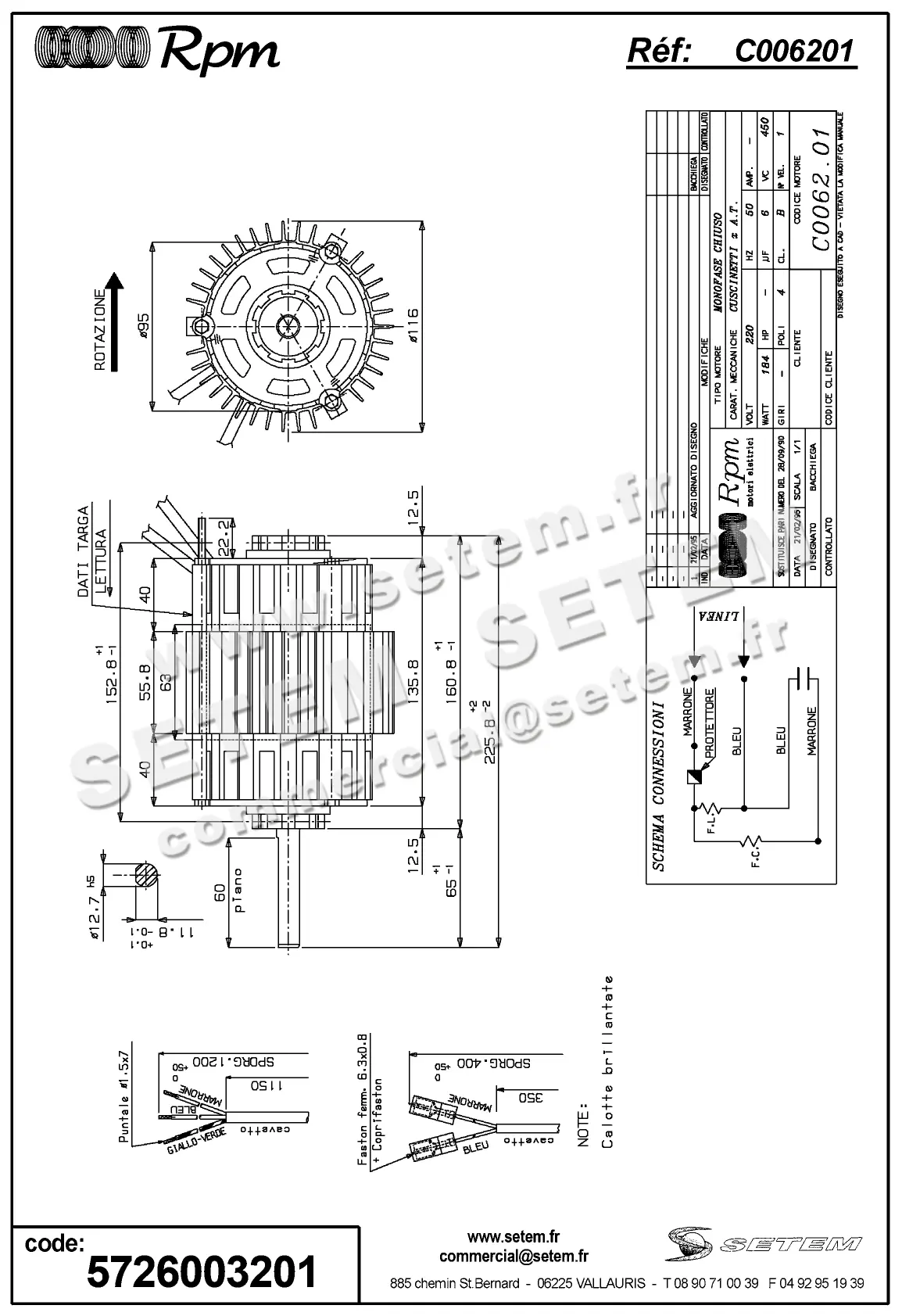 5726003201-MOTEUR RPM C006201