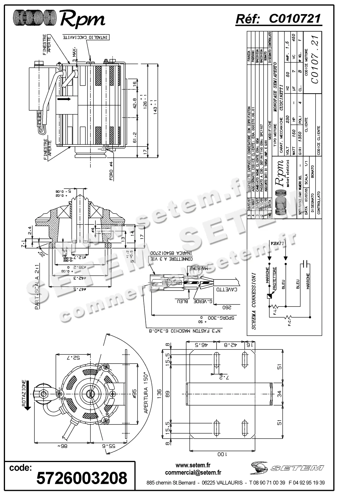 5726003208-MOTEUR RPM C010721