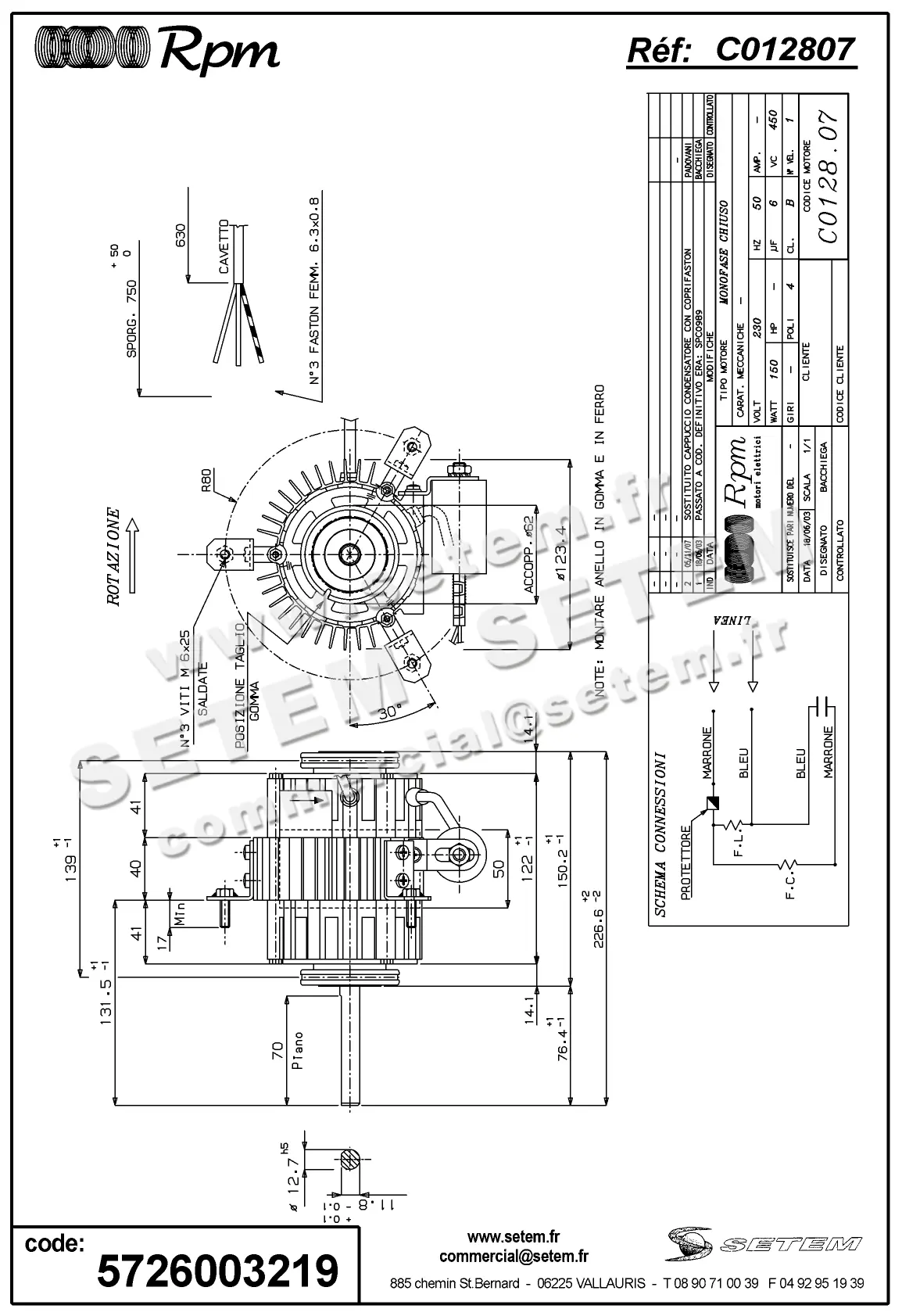 5726003219-MOTEUR RPM C012807