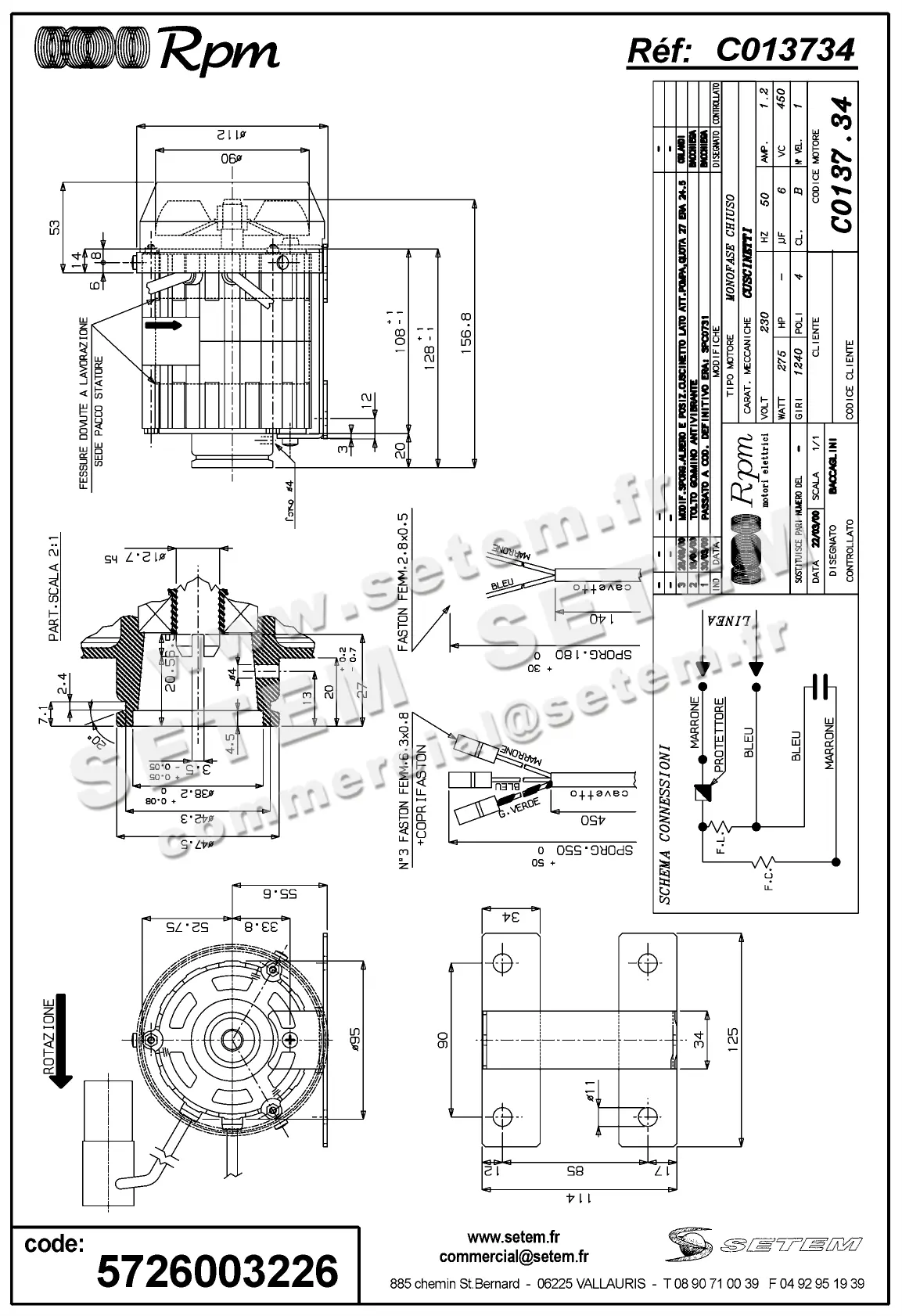 5726003226-MOTEUR RPM C013734