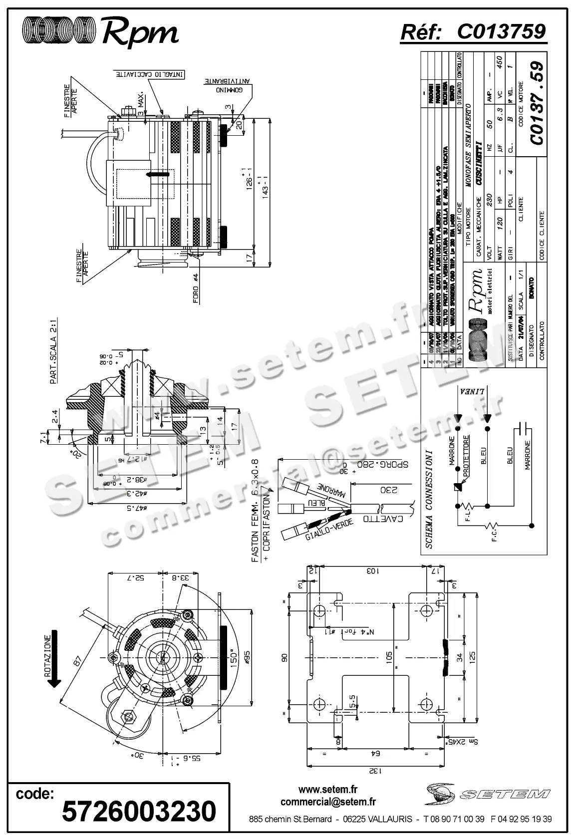 5726003230-MOTEUR RPM C013759