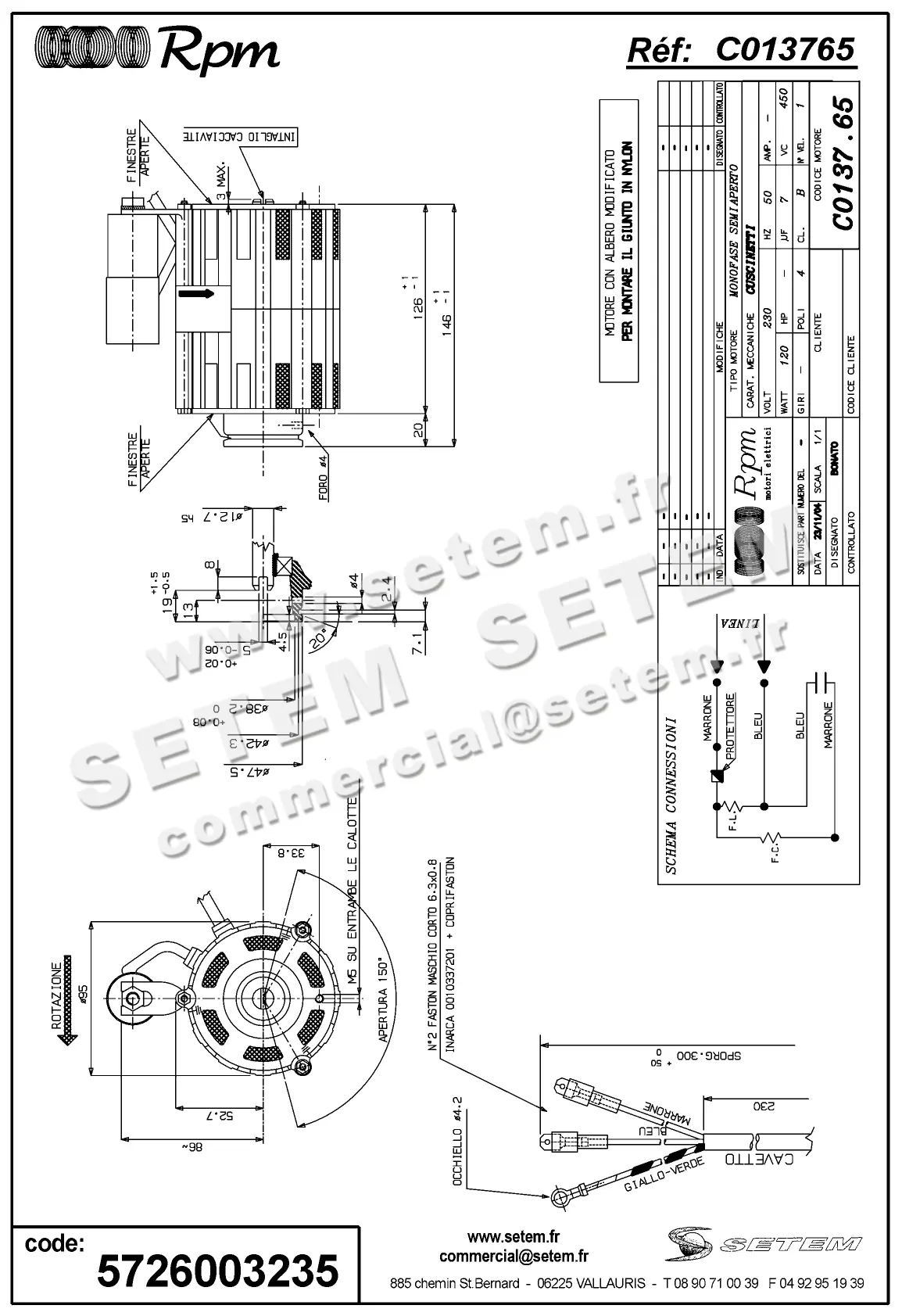 5726003235-MOTEUR RPM C013765