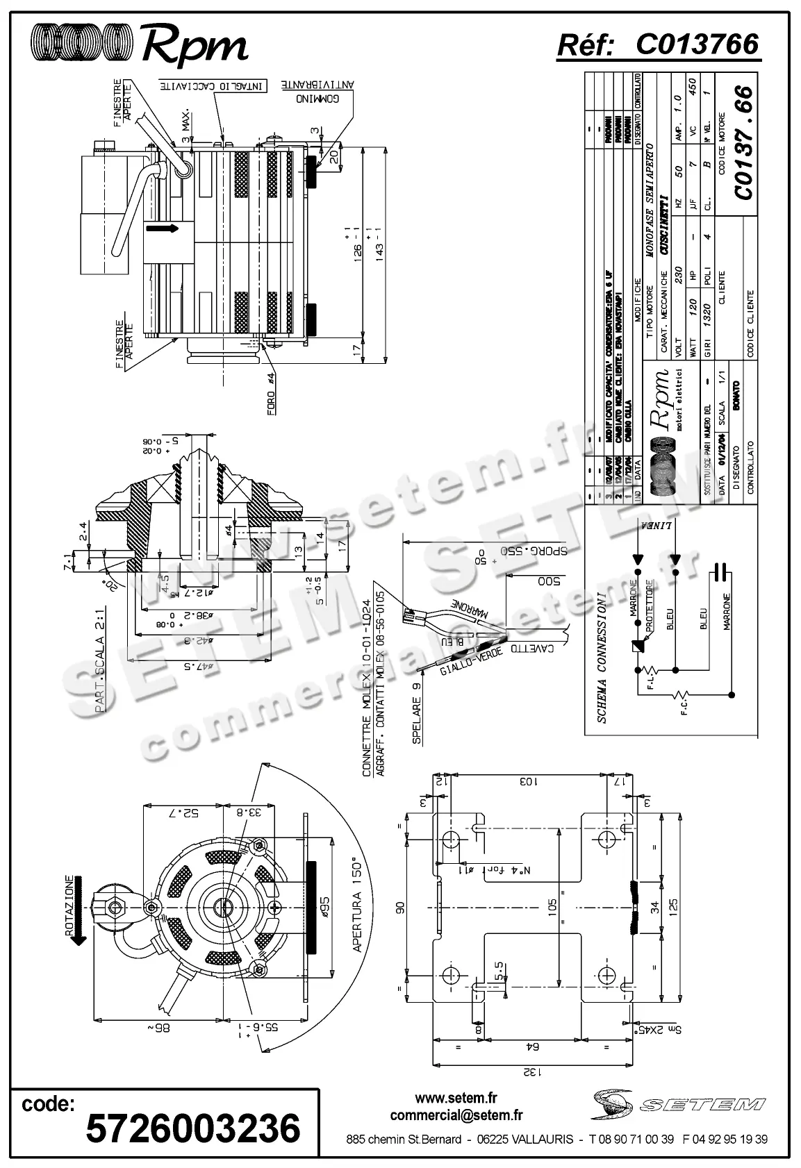 5726003236-MOTEUR RPM C013766
