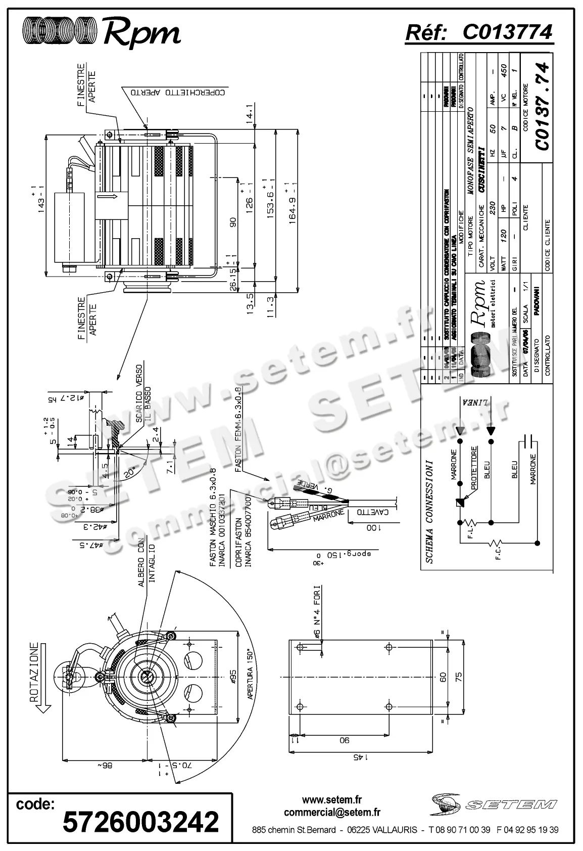 5726003242-MOTEUR RPM C013774