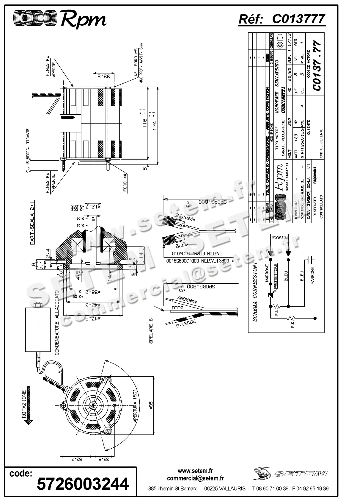 5726003244-MOTEUR RPM C013777