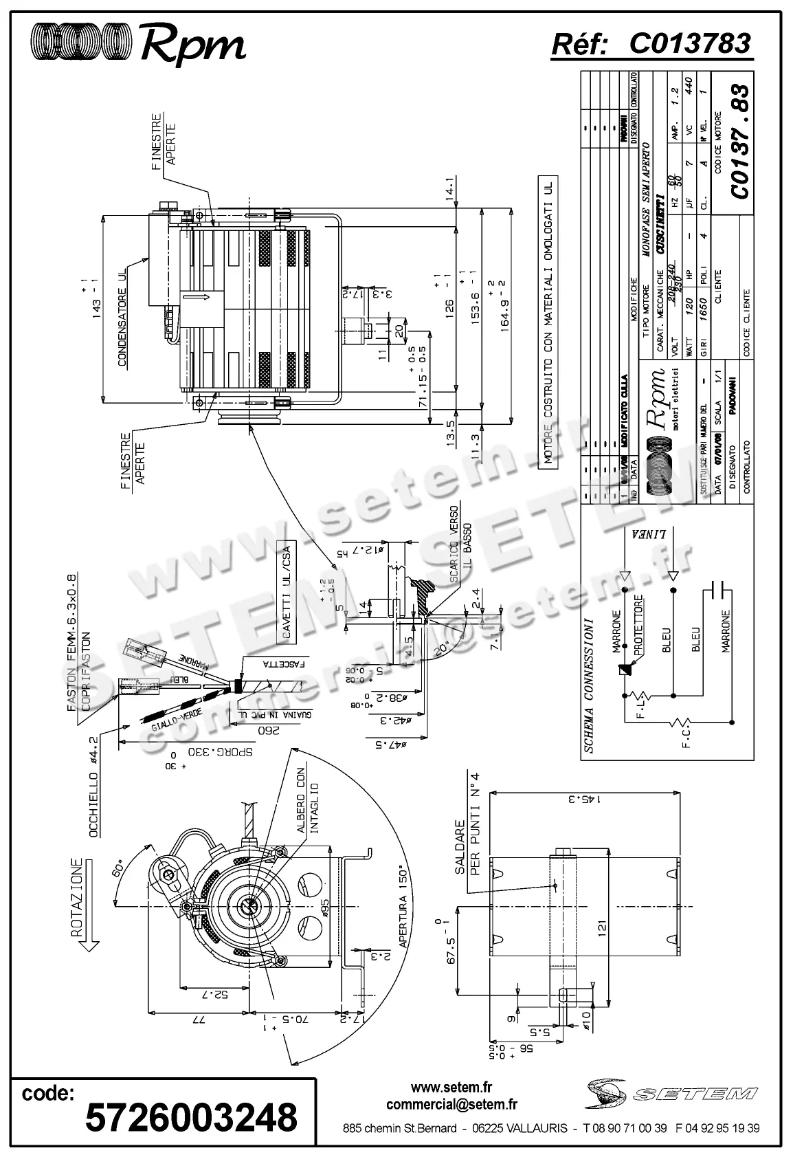 5726003248-MOTEUR RPM C013783