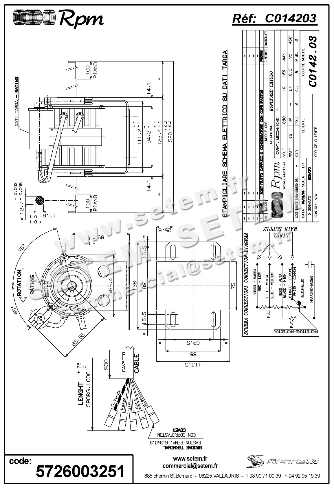 5726003251-MOTEUR RPM C014203