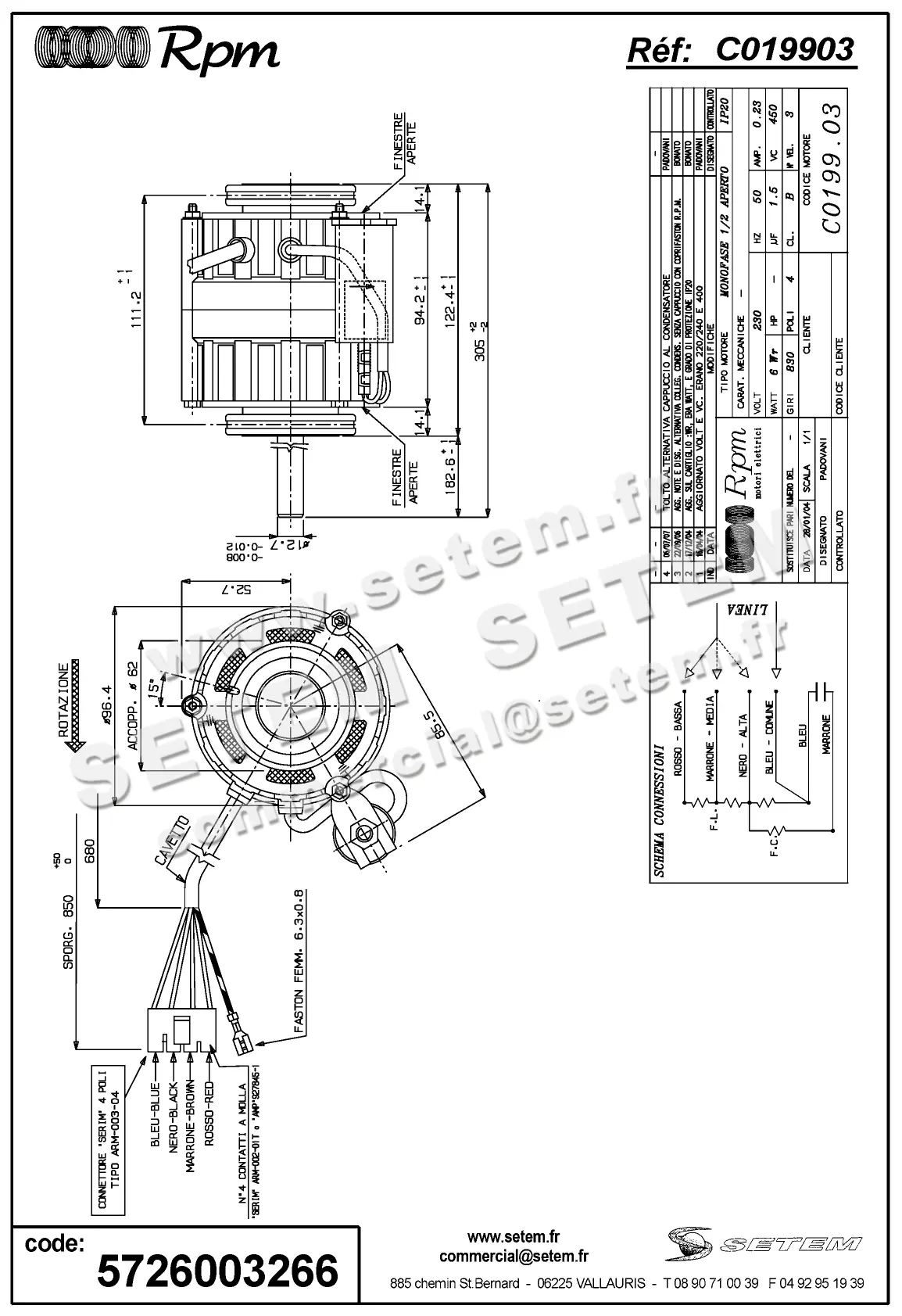 5726003266-MOTEUR RPM C019903