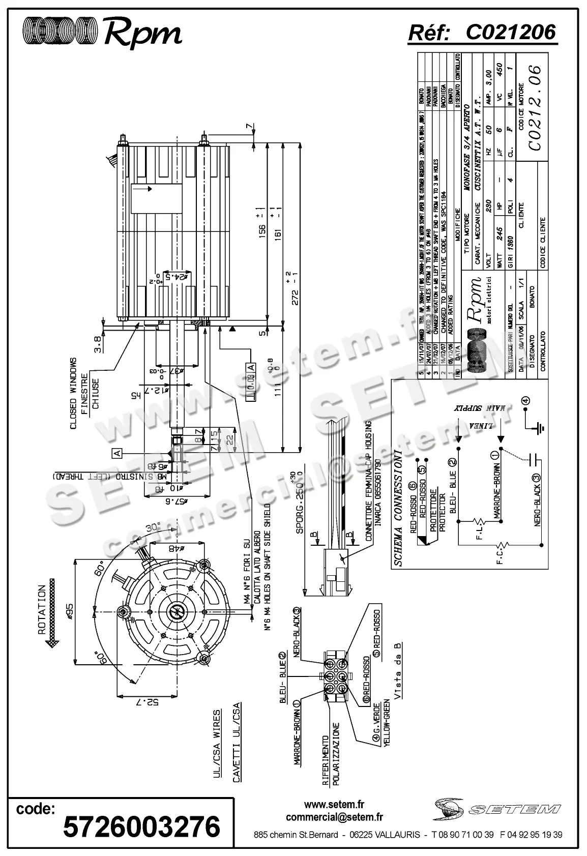 5726003276-MOTEUR RPM C021206