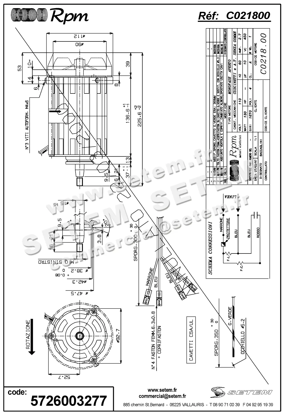 5726003277-MOTEUR RPM C021800