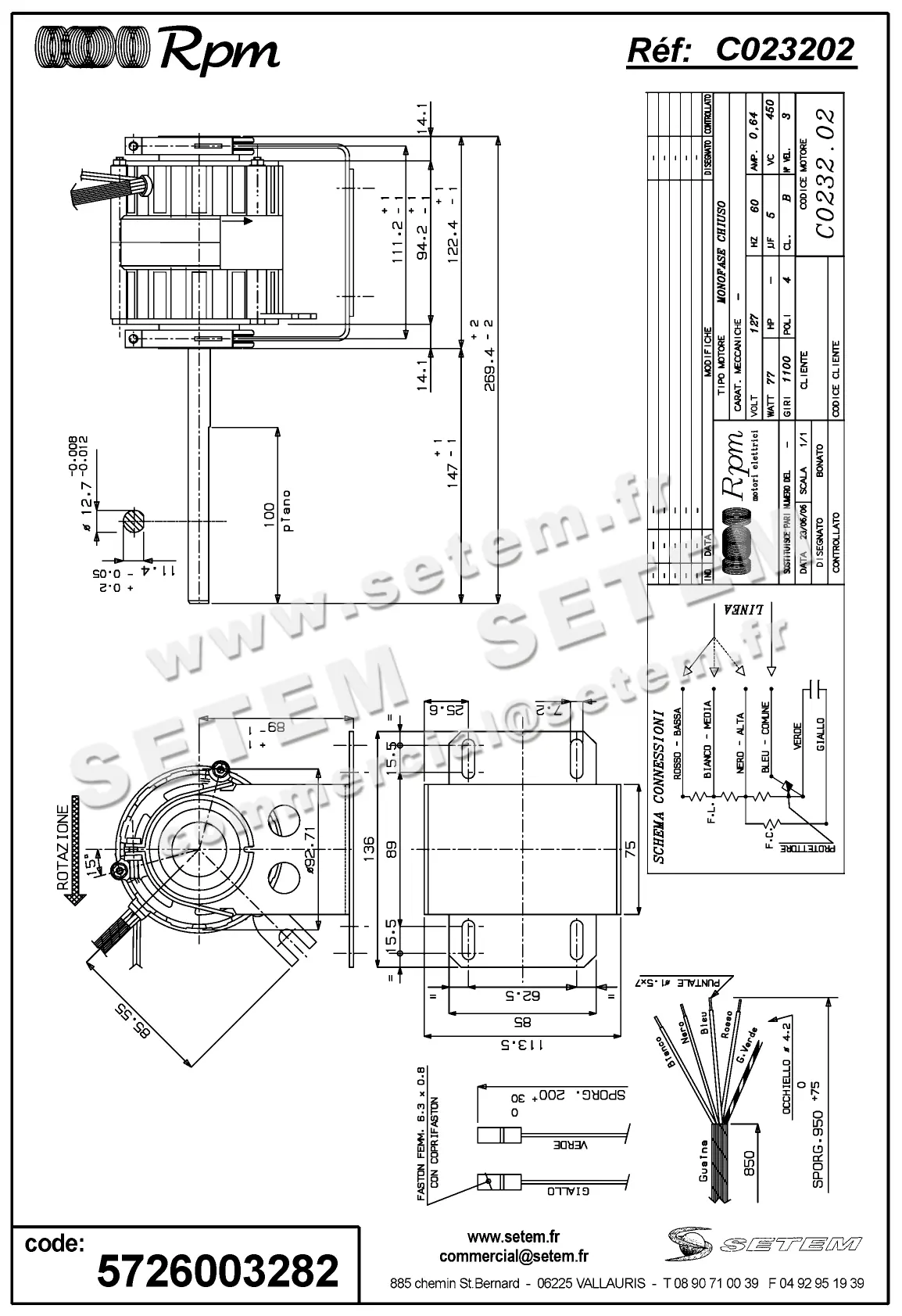 5726003282-MOTEUR RPM C023202