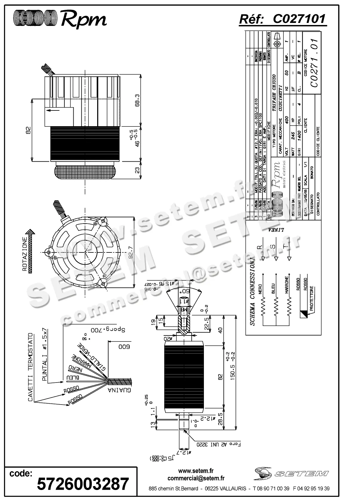 5726003287-MOTEUR RPM C027101