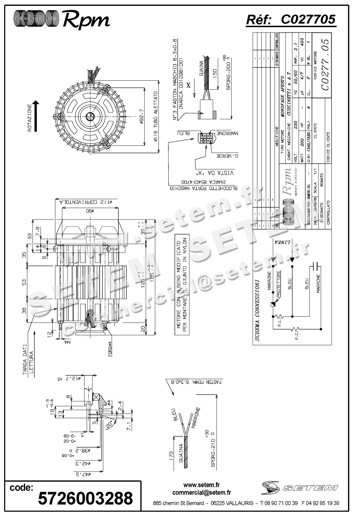 5726003288-MOTEUR RPM C027705