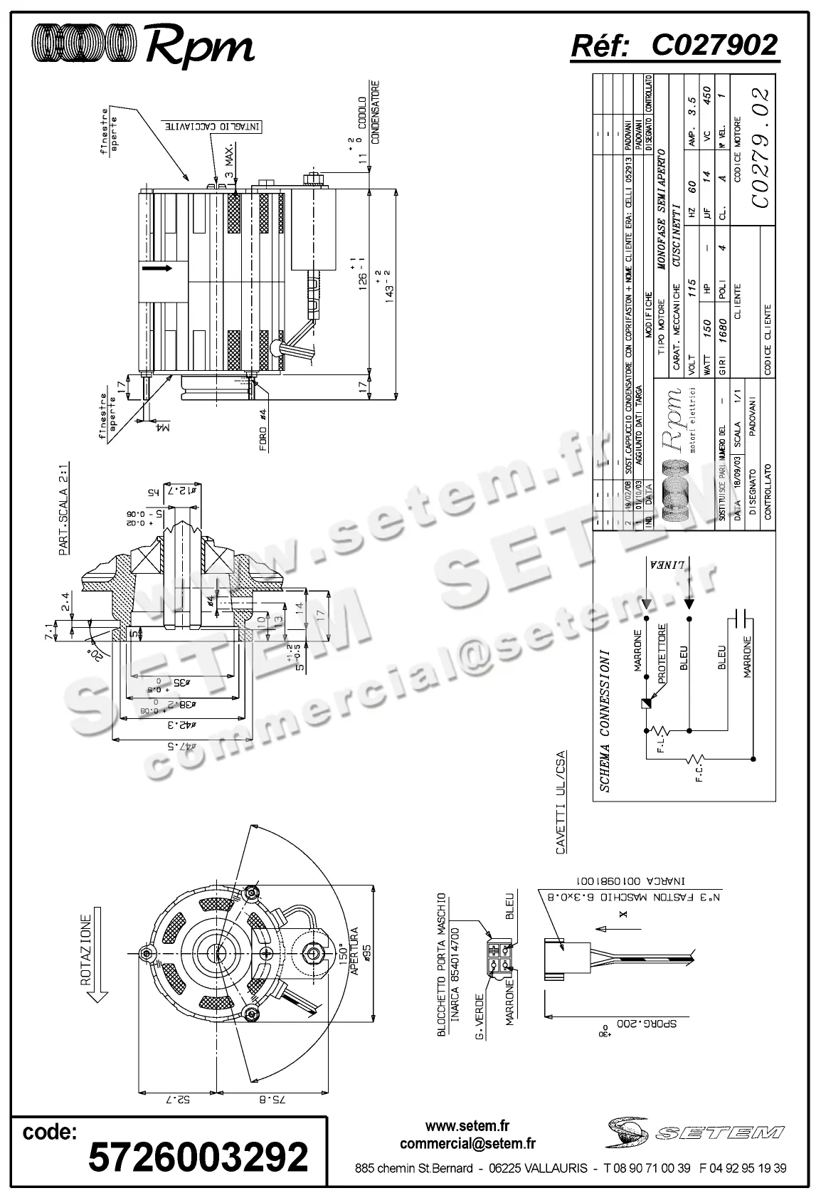 5726003292-MOTEUR RPM C027902