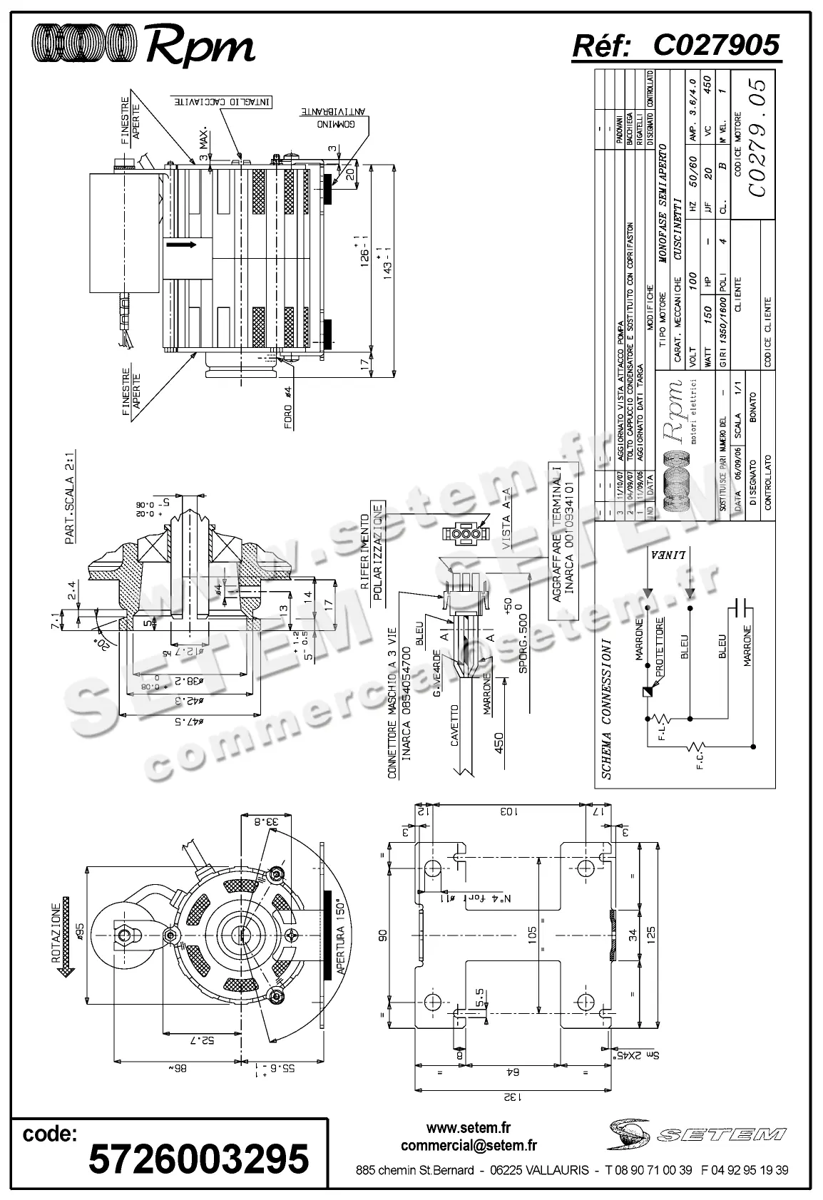 5726003295-MOTEUR RPM C027905
