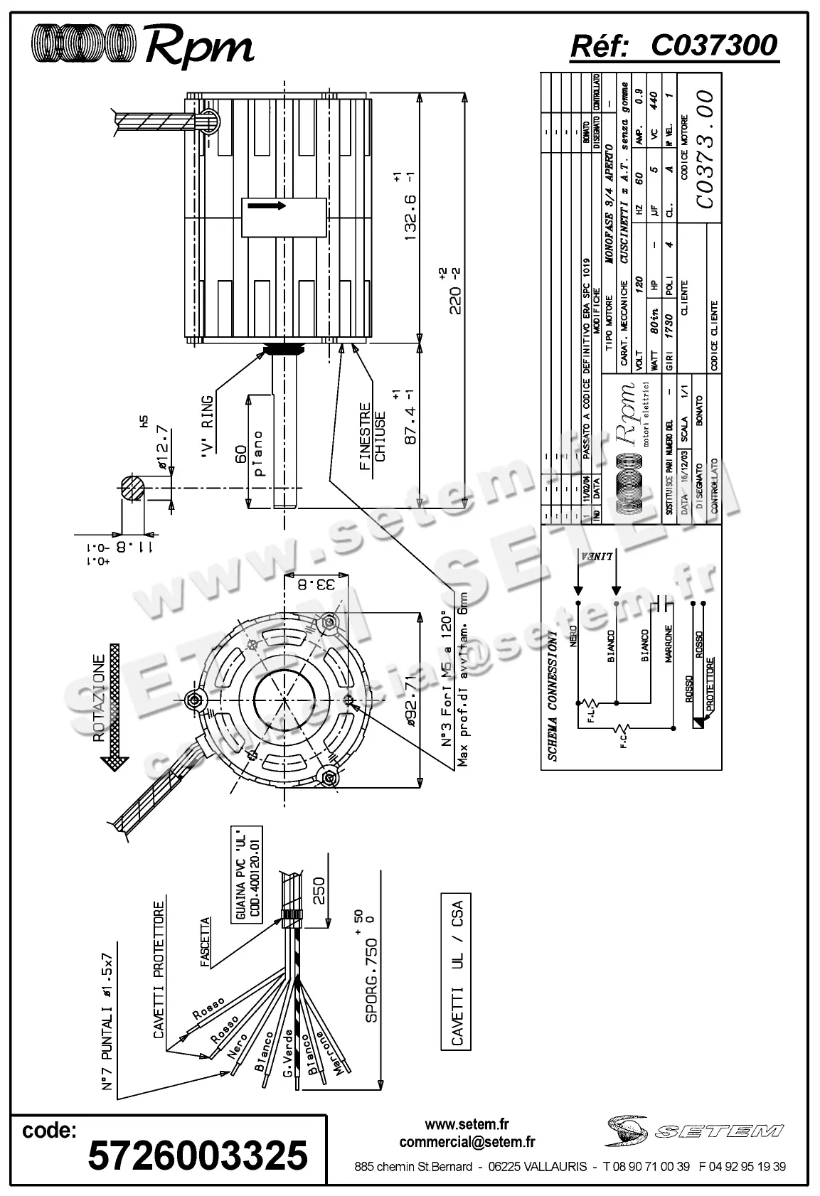 5726003325-MOTEUR RPM C037300