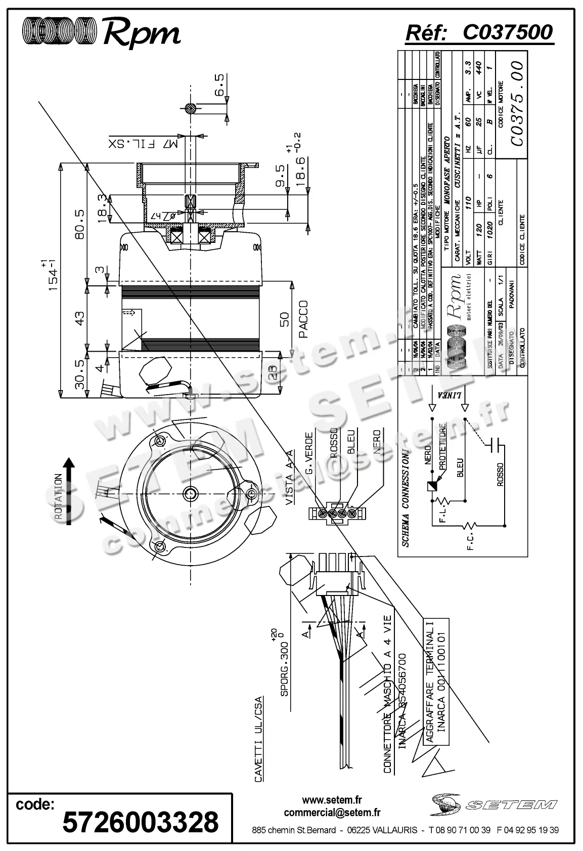 5726003328-MOTEUR RPM C037500