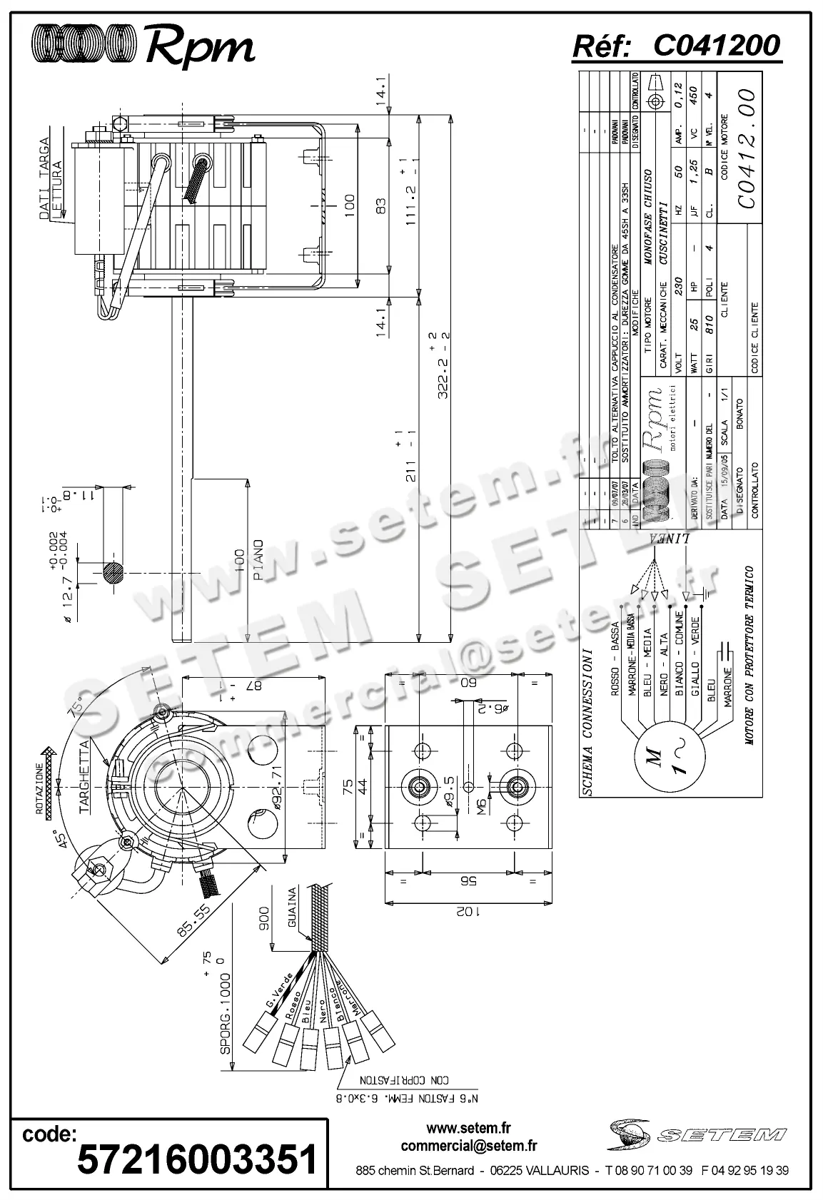 5726003351-MOTEUR RPM C041200