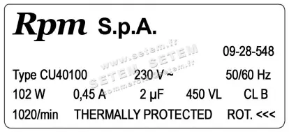5726003402-MOTEUR RPM CU40100 6