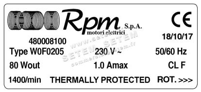 5726003437-MOTEUR RPM W0F0205 "480008100" 3