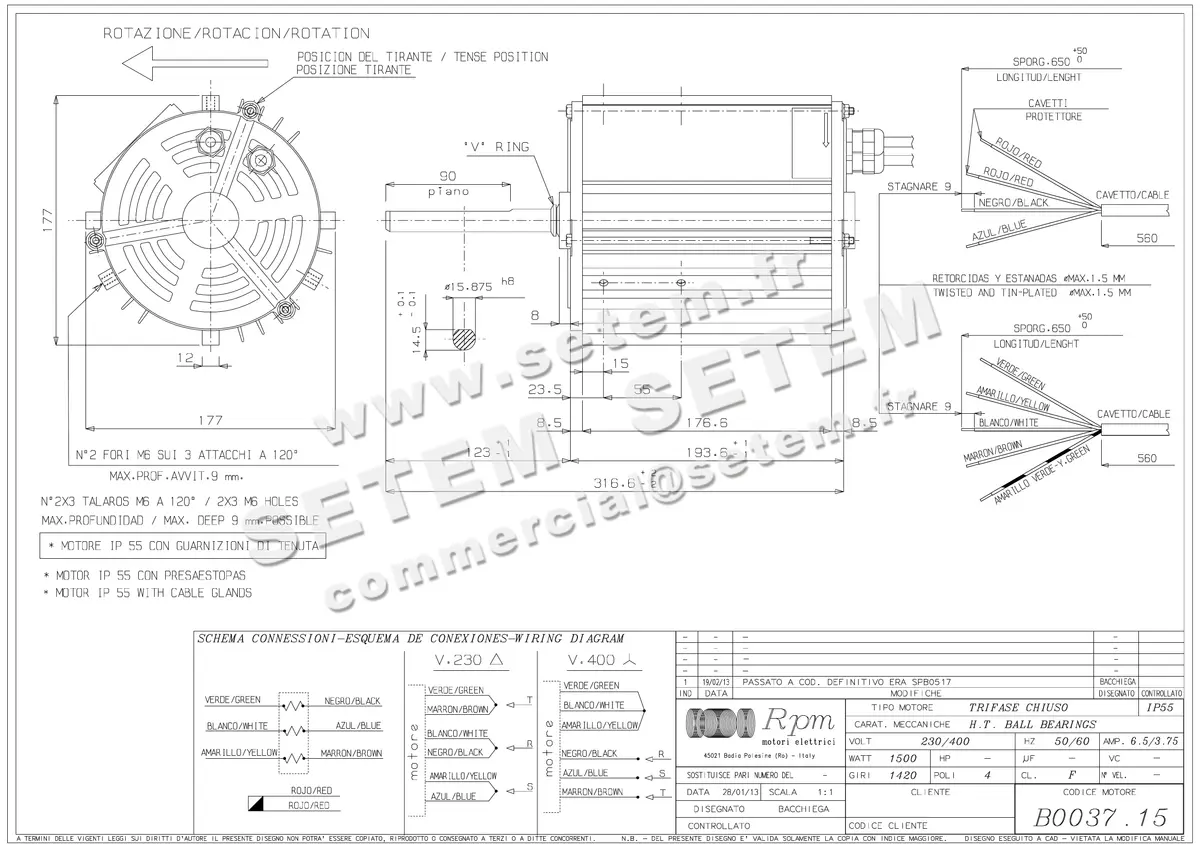 5726003450-MOTEUR RPM B003715 "7003076500"