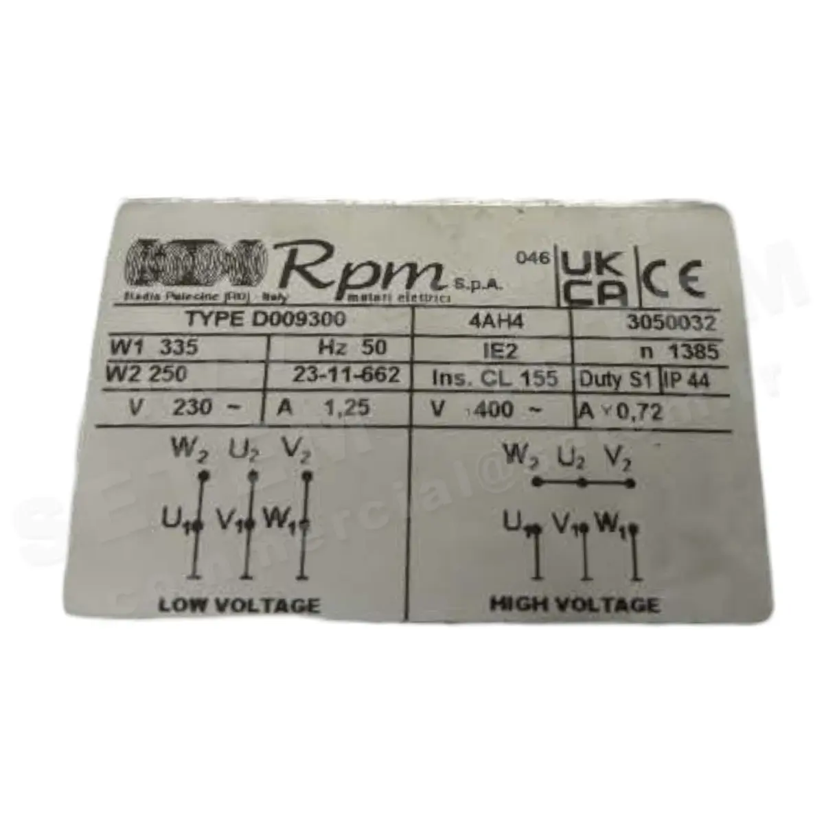 5726003516-MOTEUR RPM D009300 4AH4