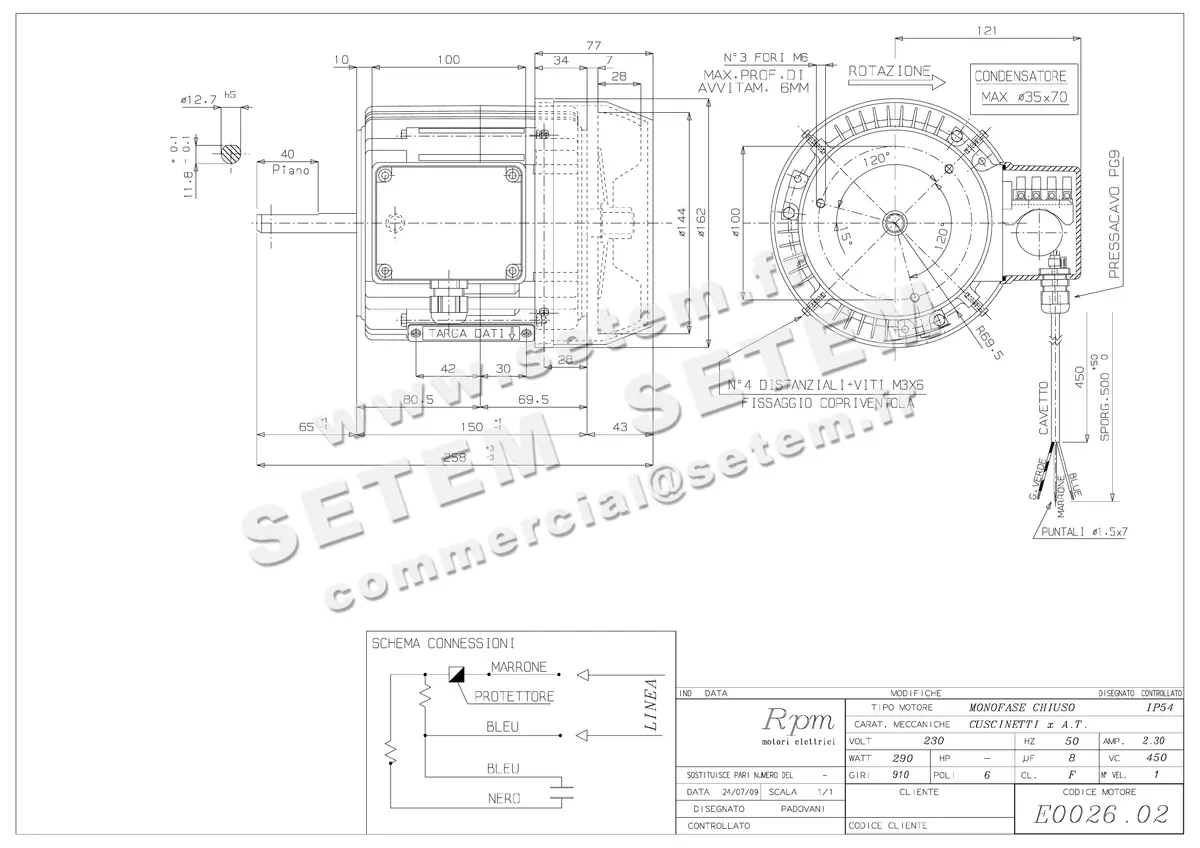 5726003801-MOTEUR RPM E002602 2