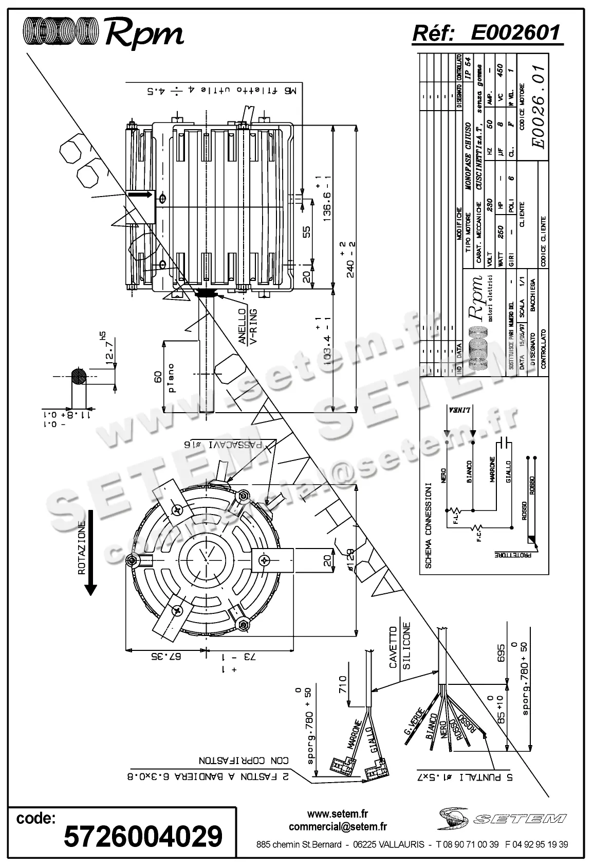 5726004029-MOTEUR RPM E002601